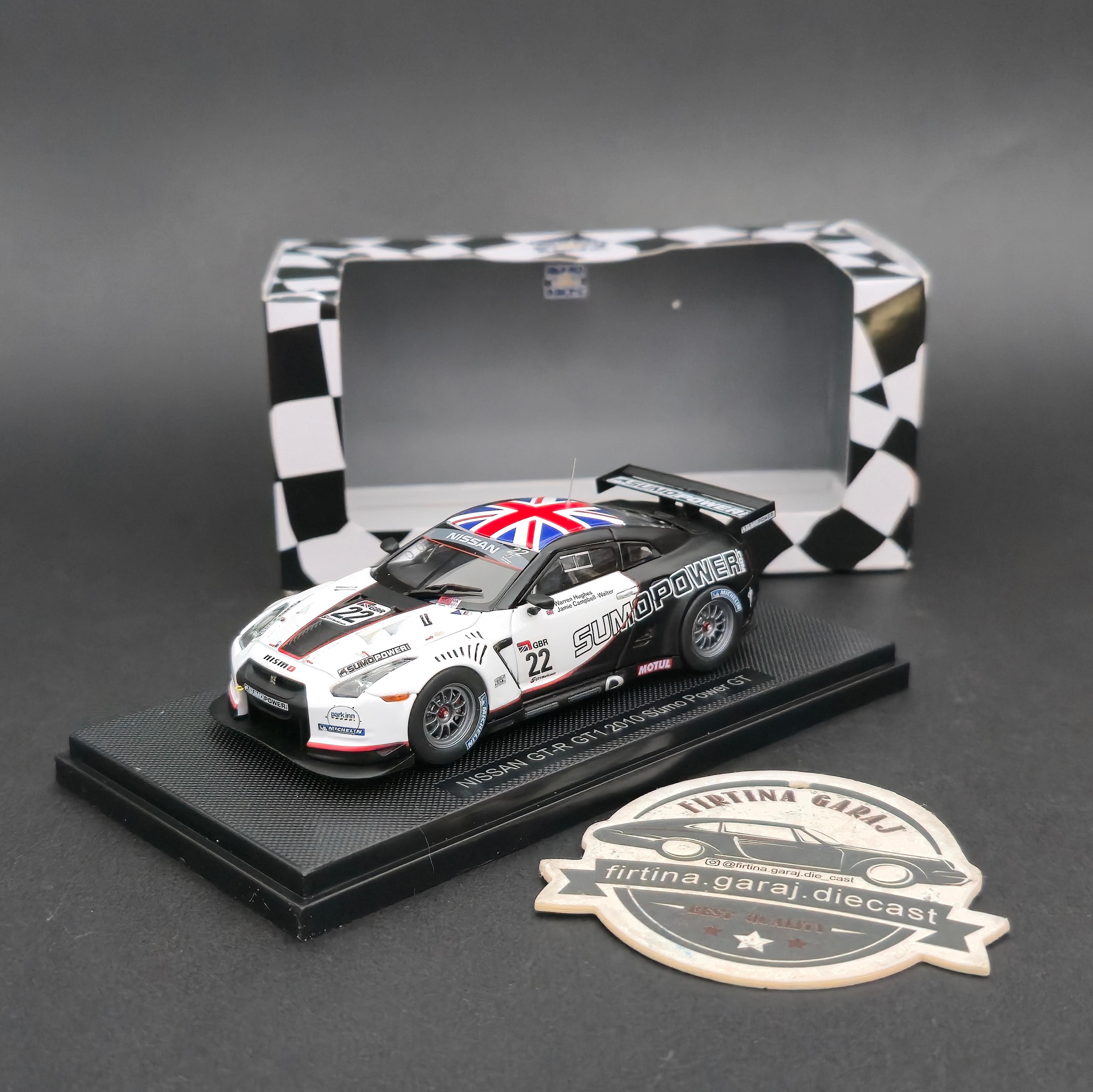 1:43 Ebbro Nissan GT-R R35 GT1 2010