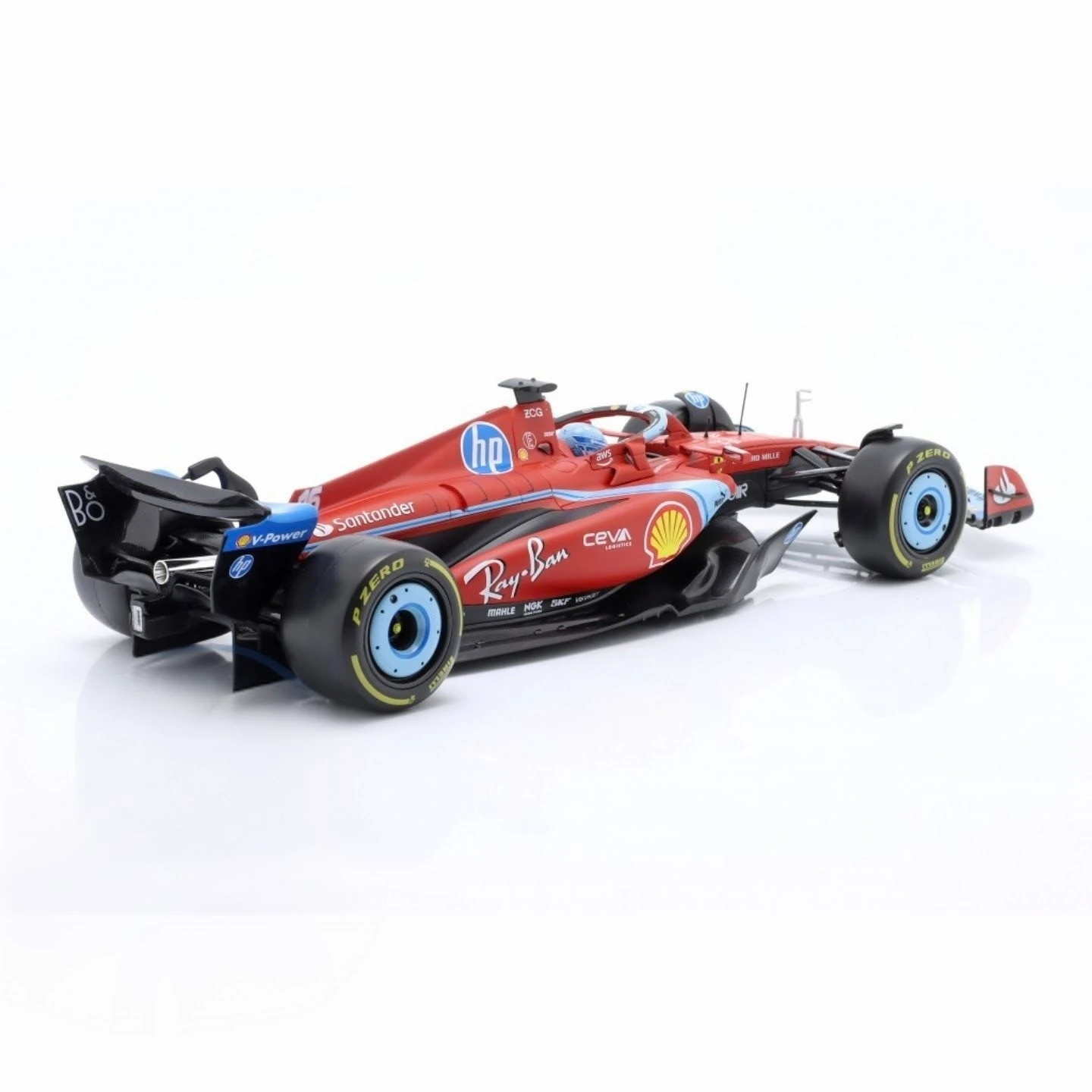1:18 Ferrari SF24 Charles Leclerc 2024 Miami GP