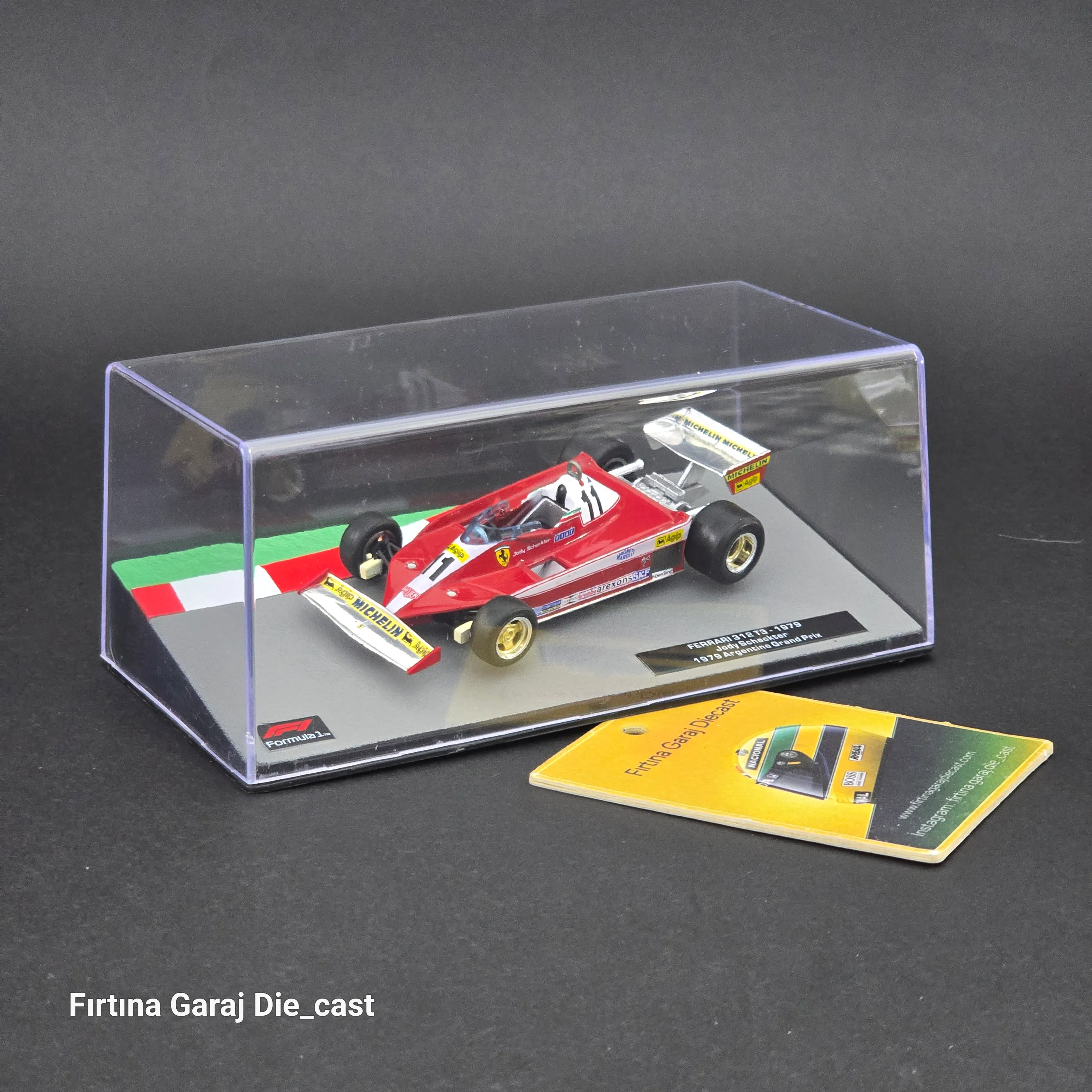 1/43 Ferrari 312 T3 Jody Scheckter 1979  Formula1 Dünya Şampiyonu 