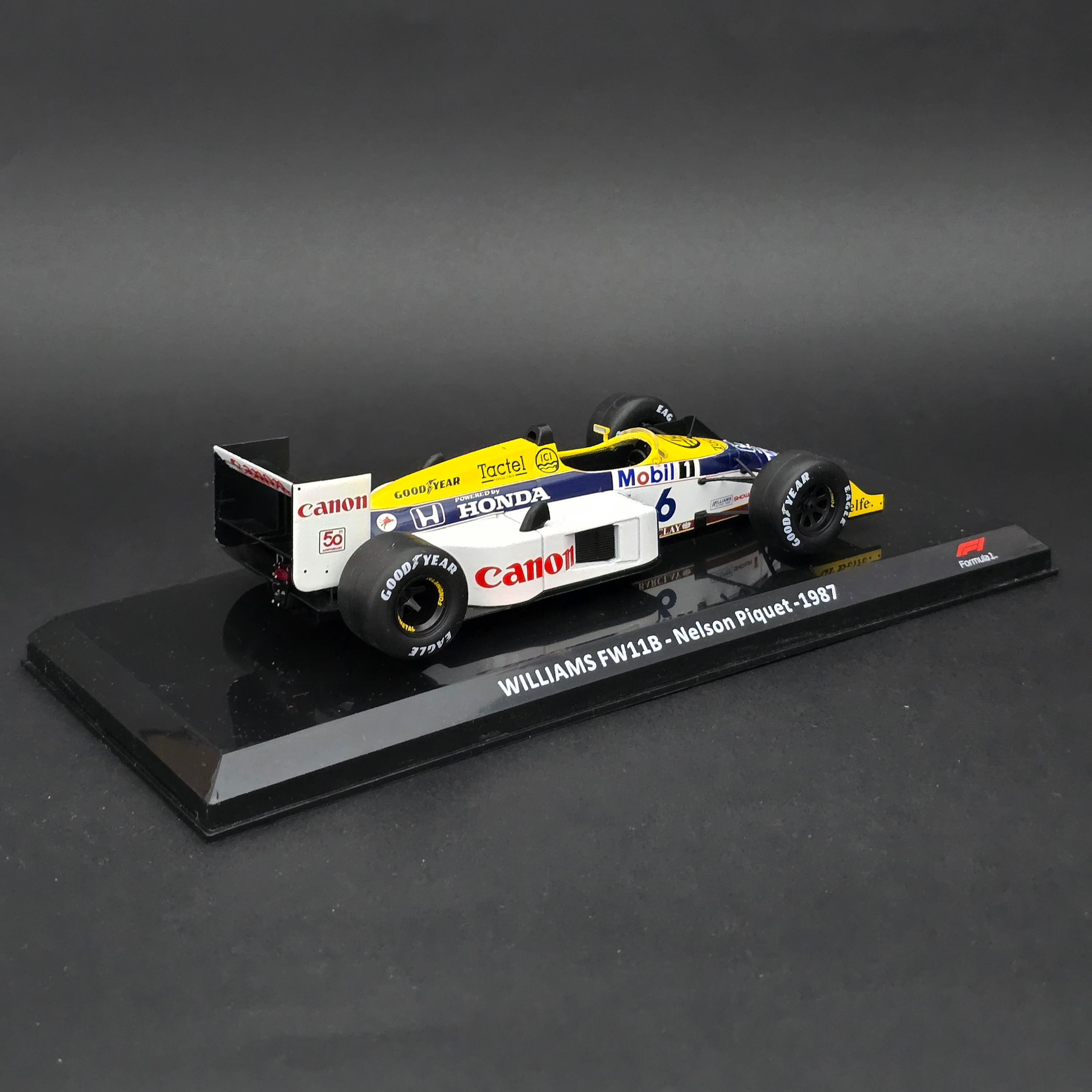 1:24 Williams Honda FW11B Nelson Piquet 1987 Formula1 Dünya Şampiyonu 