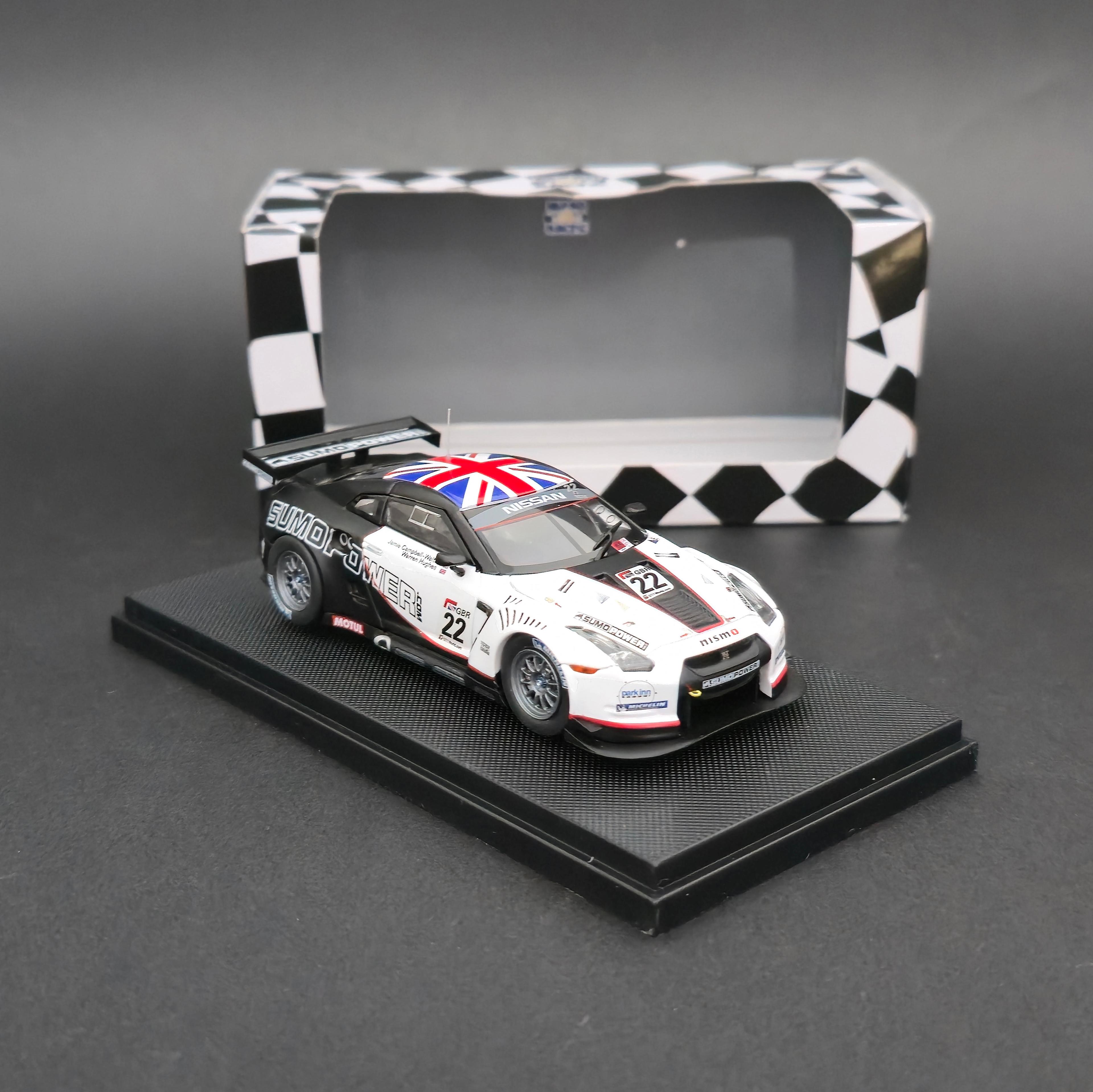 1:43 Ebbro Nissan GT-R R35 GT1 2010