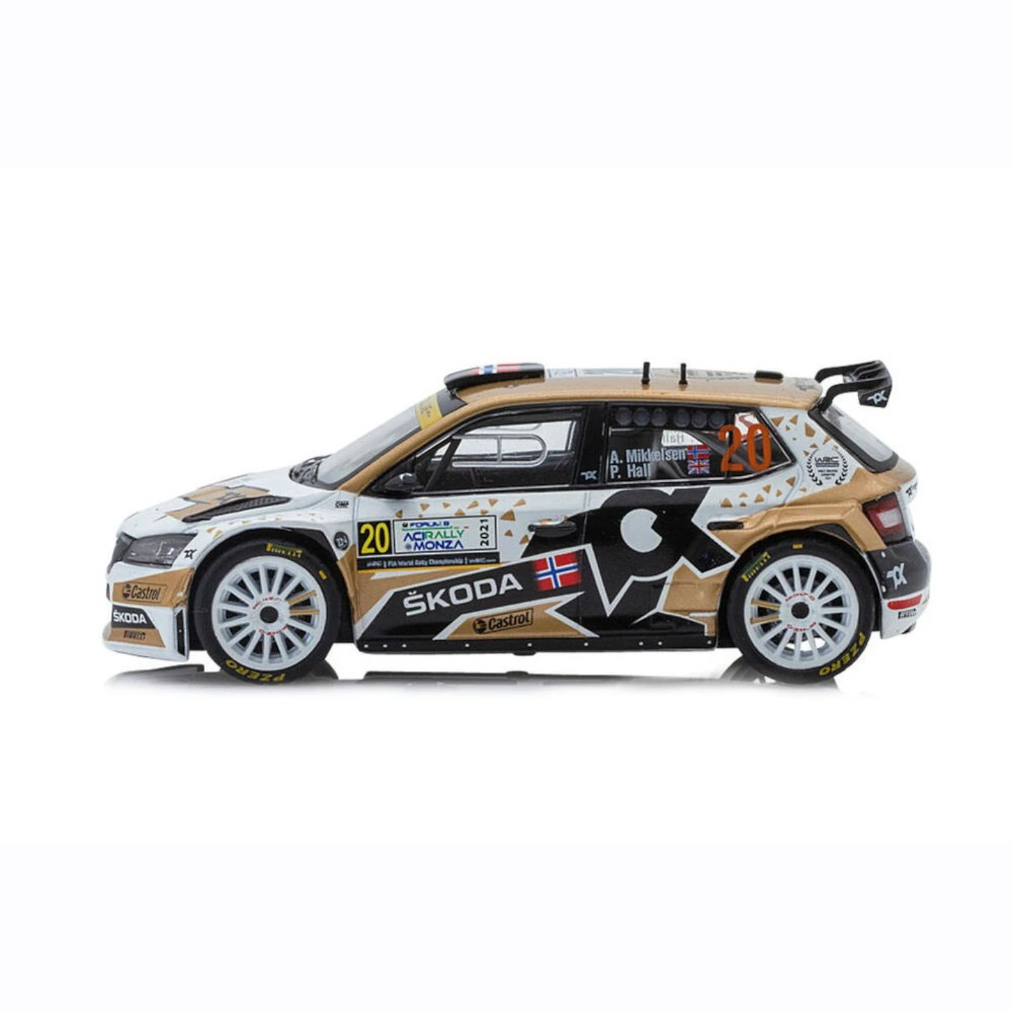 1/43 İxo Skoda Fabia EVO Rally 2 2021