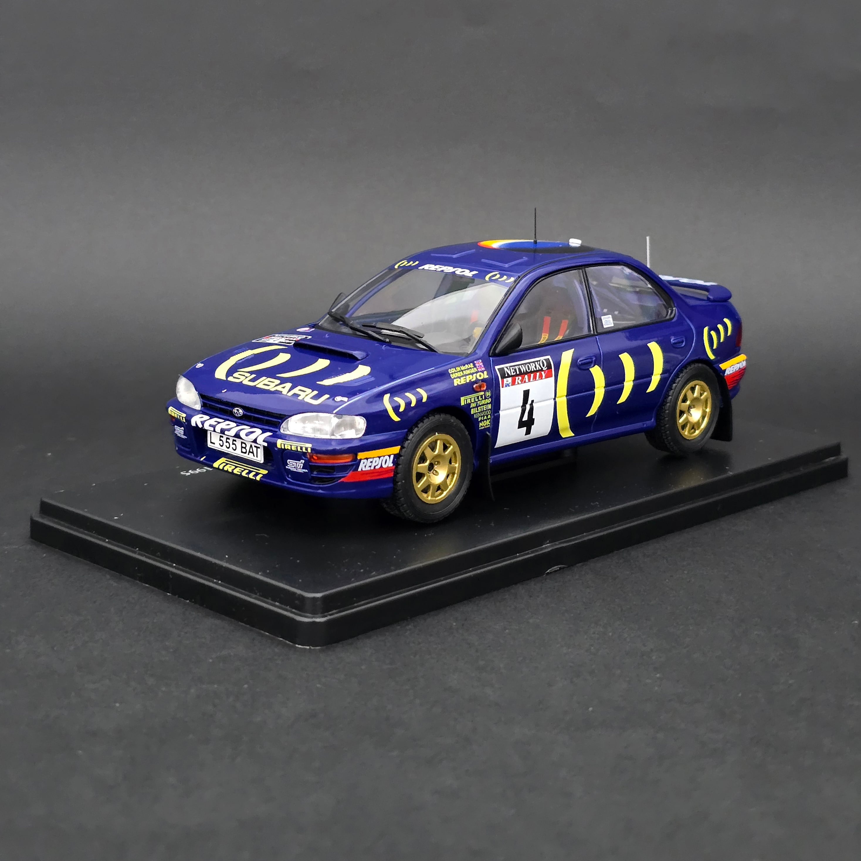 1:24 Subaru İmpreza WRC Colin McRae 1995 Dünya Ralli Şampiyonu 