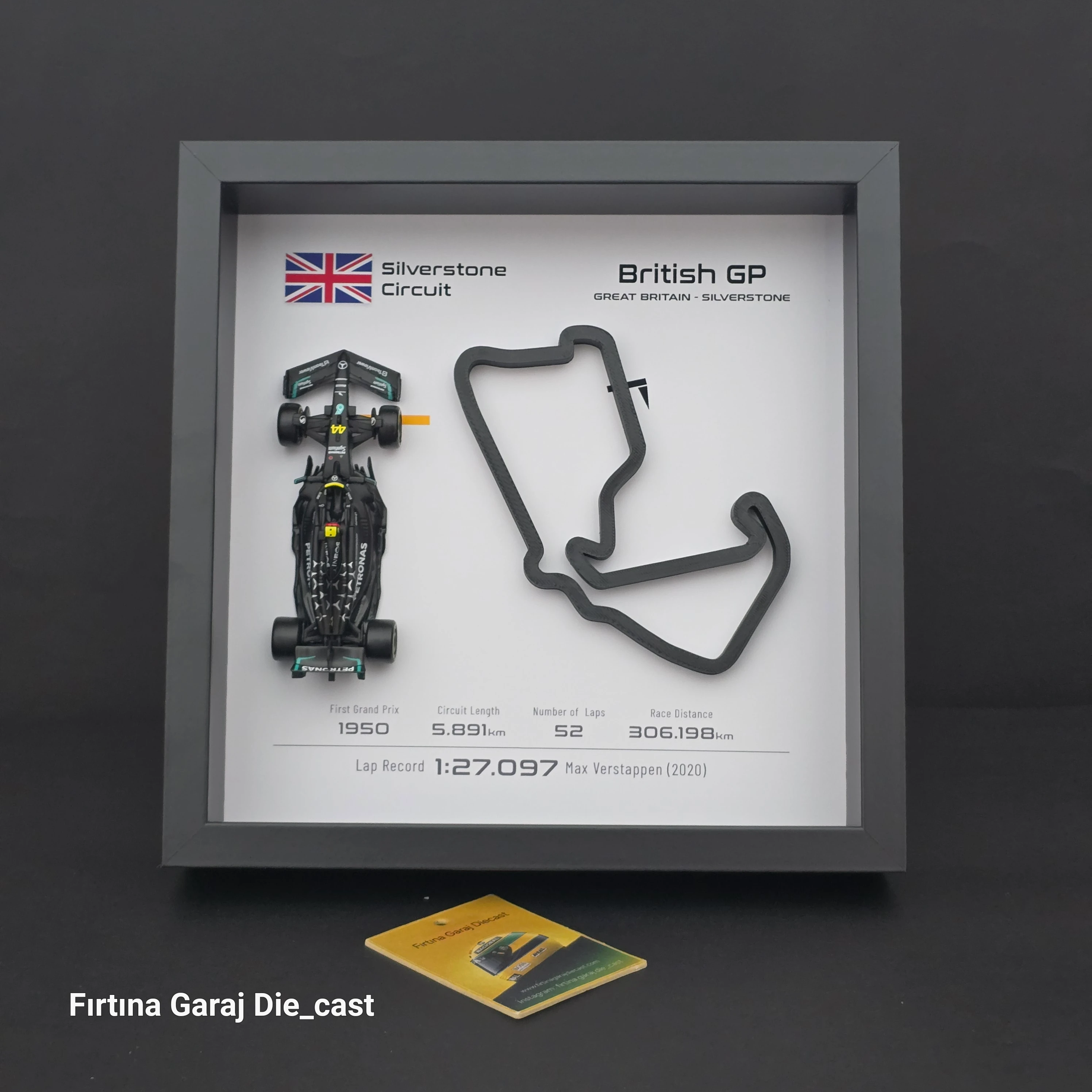 Lewis Hamilton Formula1 Duvar ve Masa Çerçevesi 