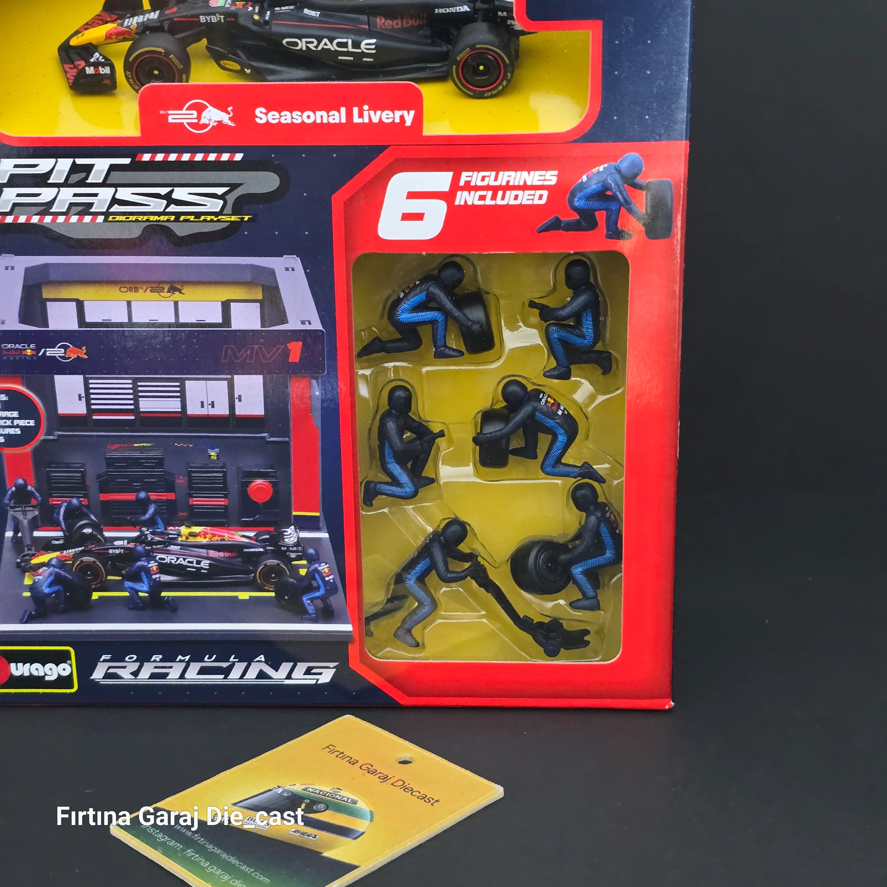 Redbull 2024 Padok Garaj ve Pitstok Ekibi Seti 