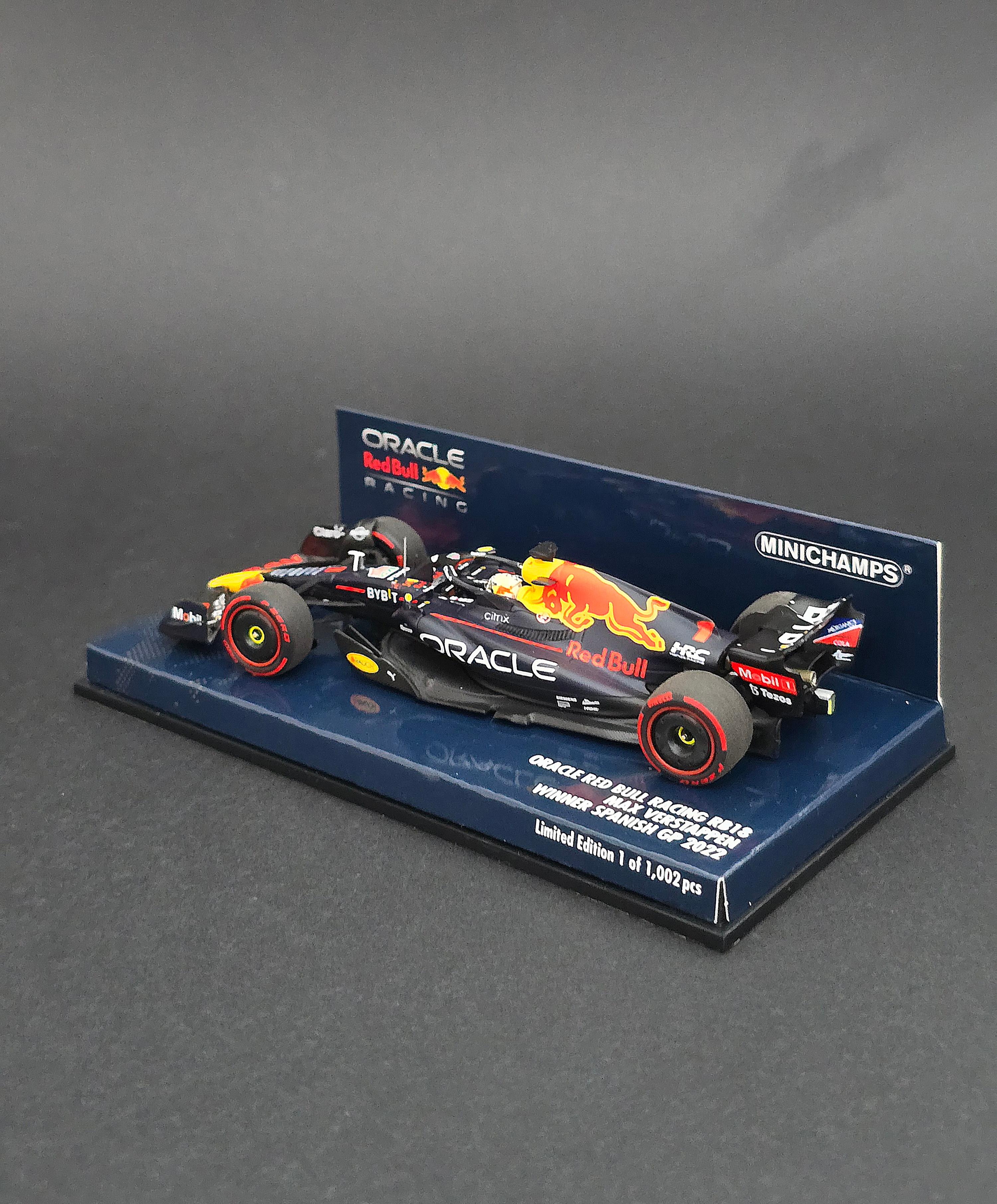 1:43 Redbull Oracle RB18 Max Verstappe 2022 Dünya Şampiyonu 