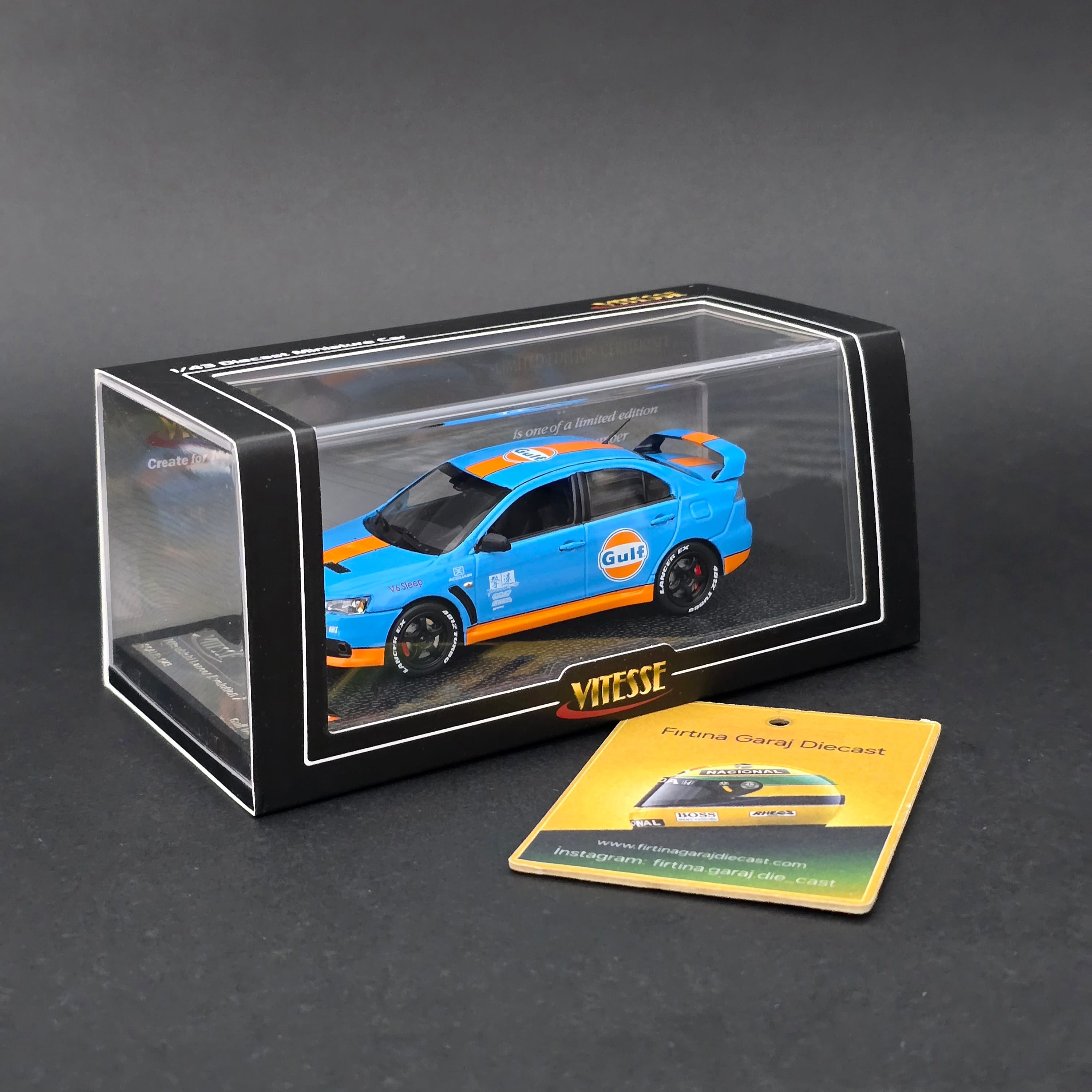 1:43 Mitsubishi Lancer Evo X Gulf Limitli Üretim 