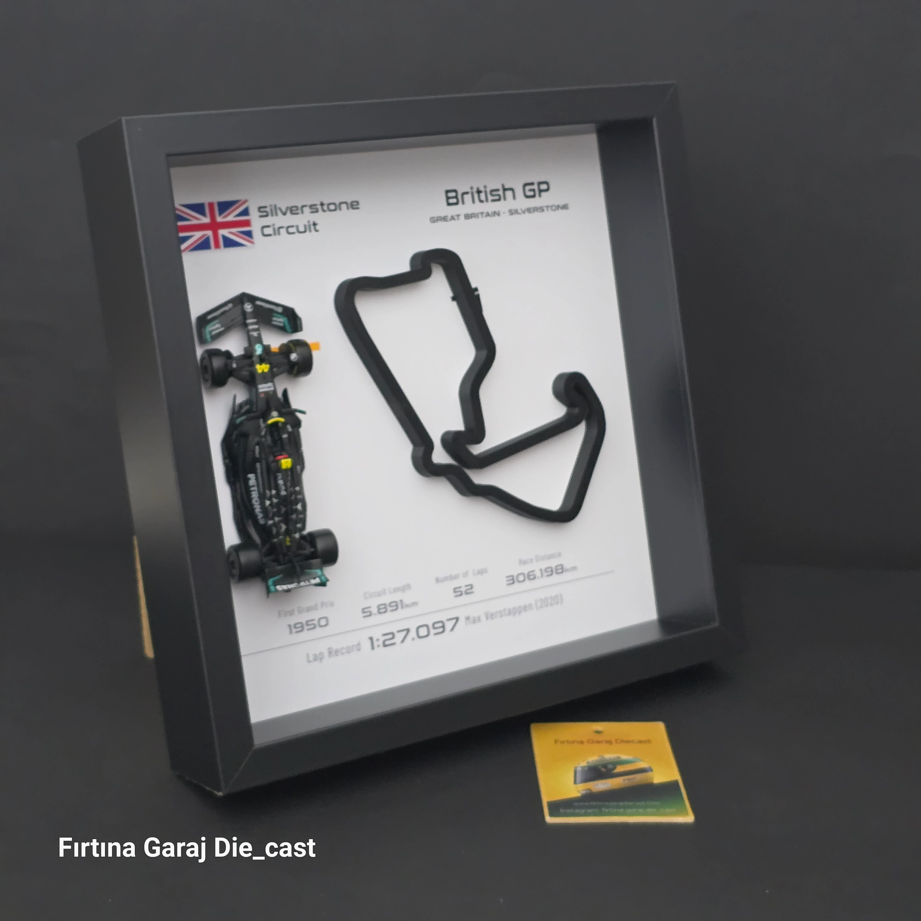 Lewis Hamilton Formula1 Duvar ve Masa Çerçevesi 