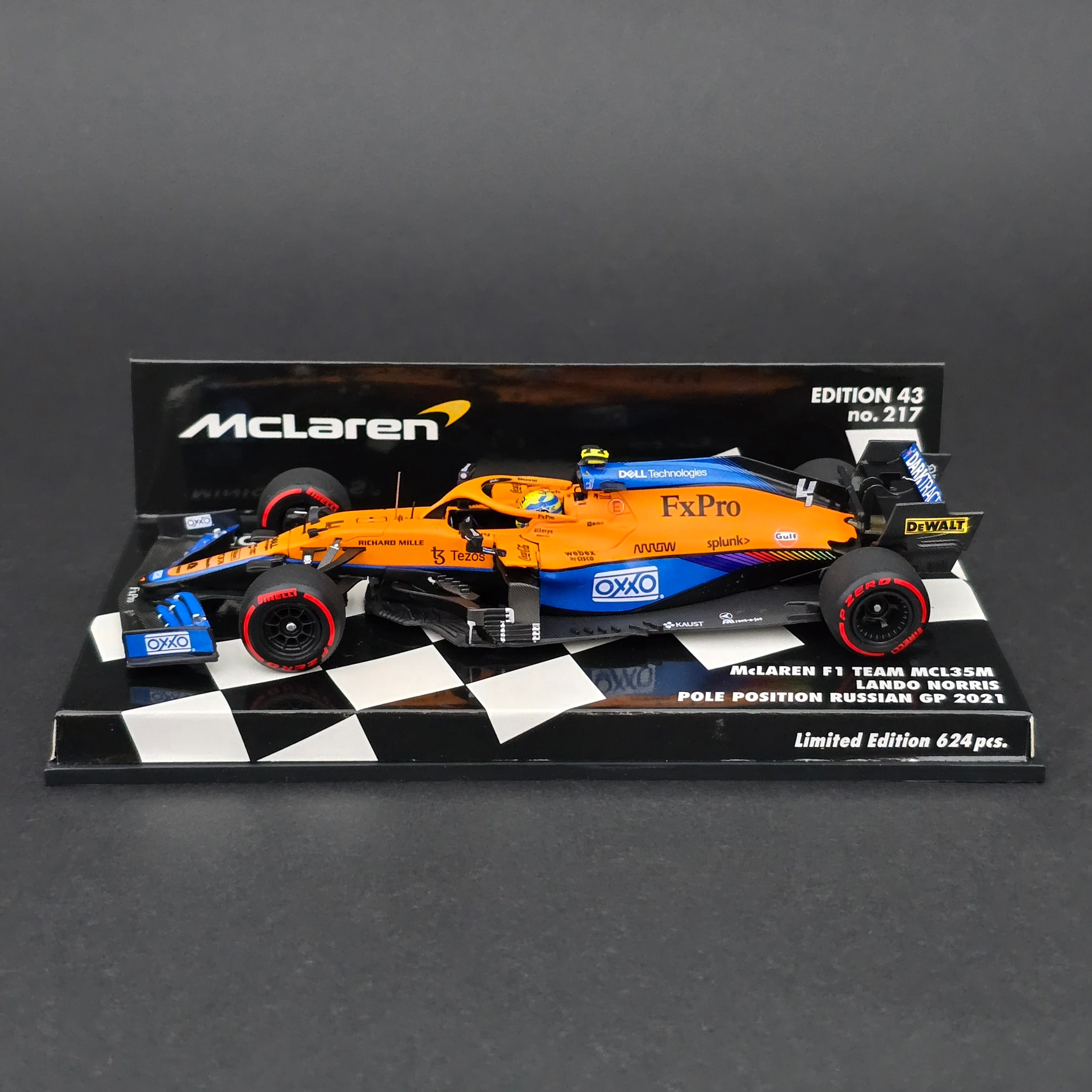 1:43 Mclaren MCL35M Lando Noris 2021