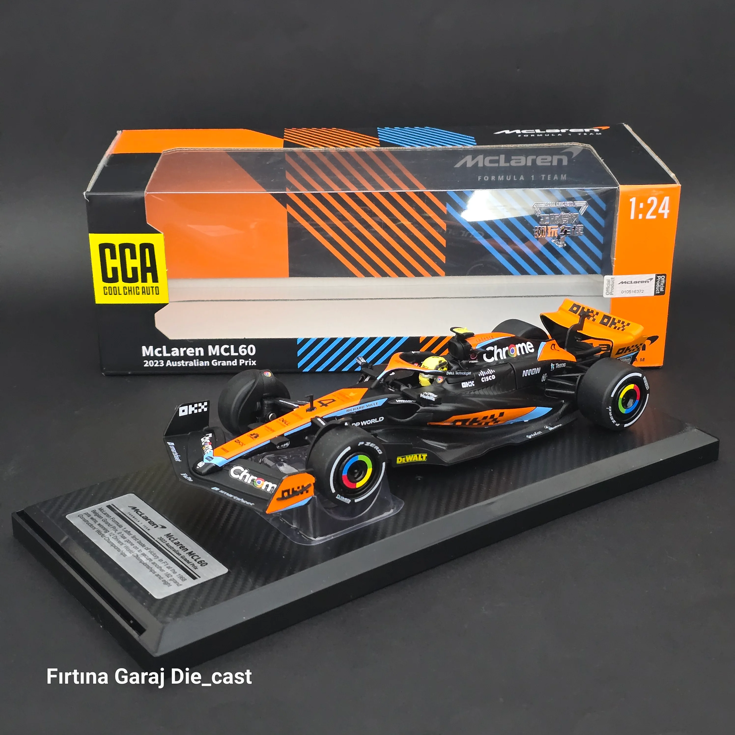 1/24 Mclaren MCL60 Lando Noris 2023