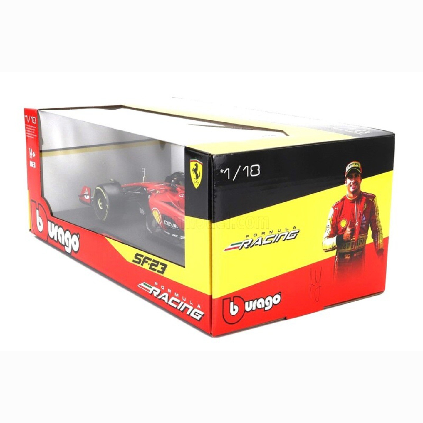 1:18 Bburago Ferrari SF23 Charles Leclerc 2023 Monza GP Özel Tasarım 