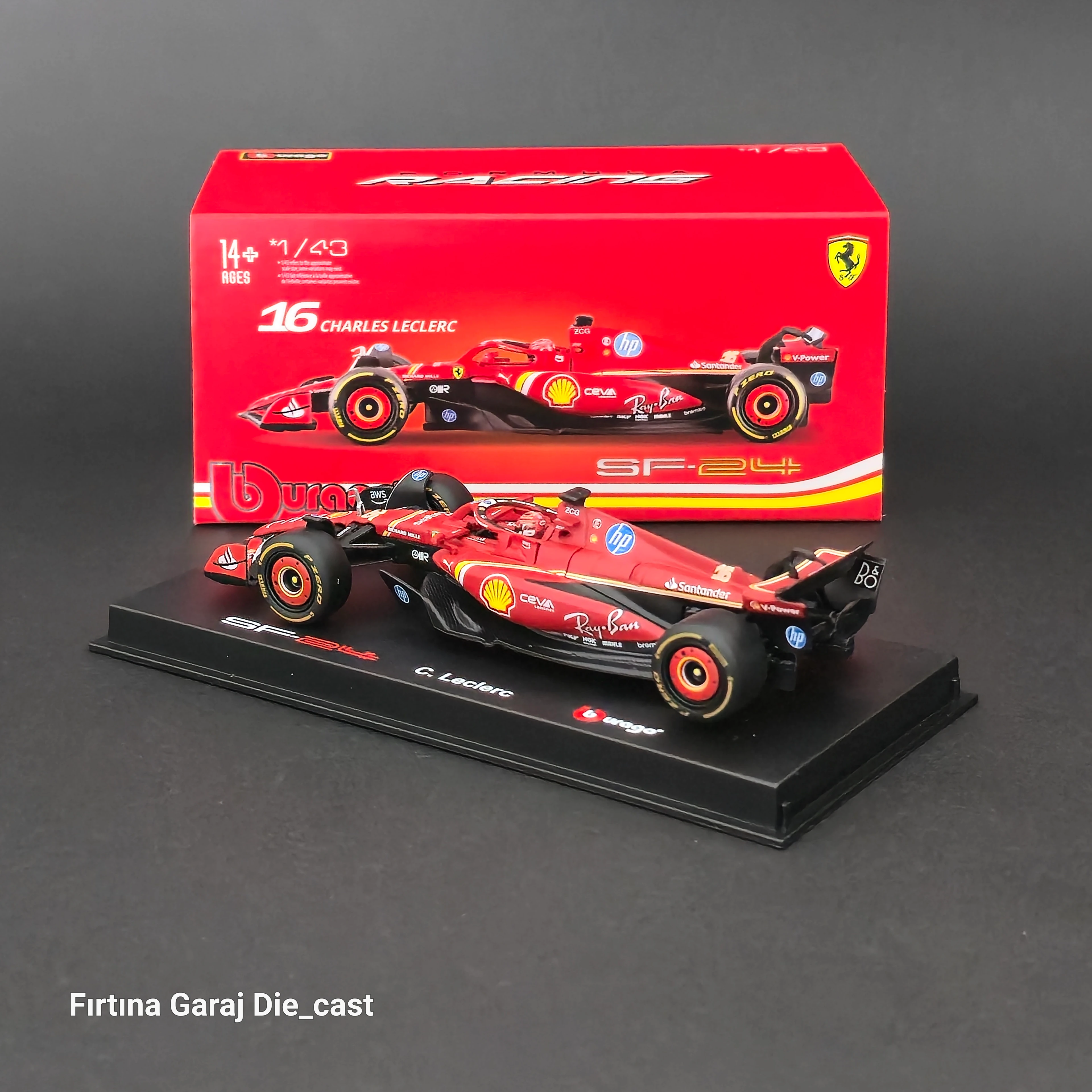 1:43 Ferrari SF24 Charles Leclerc 2024