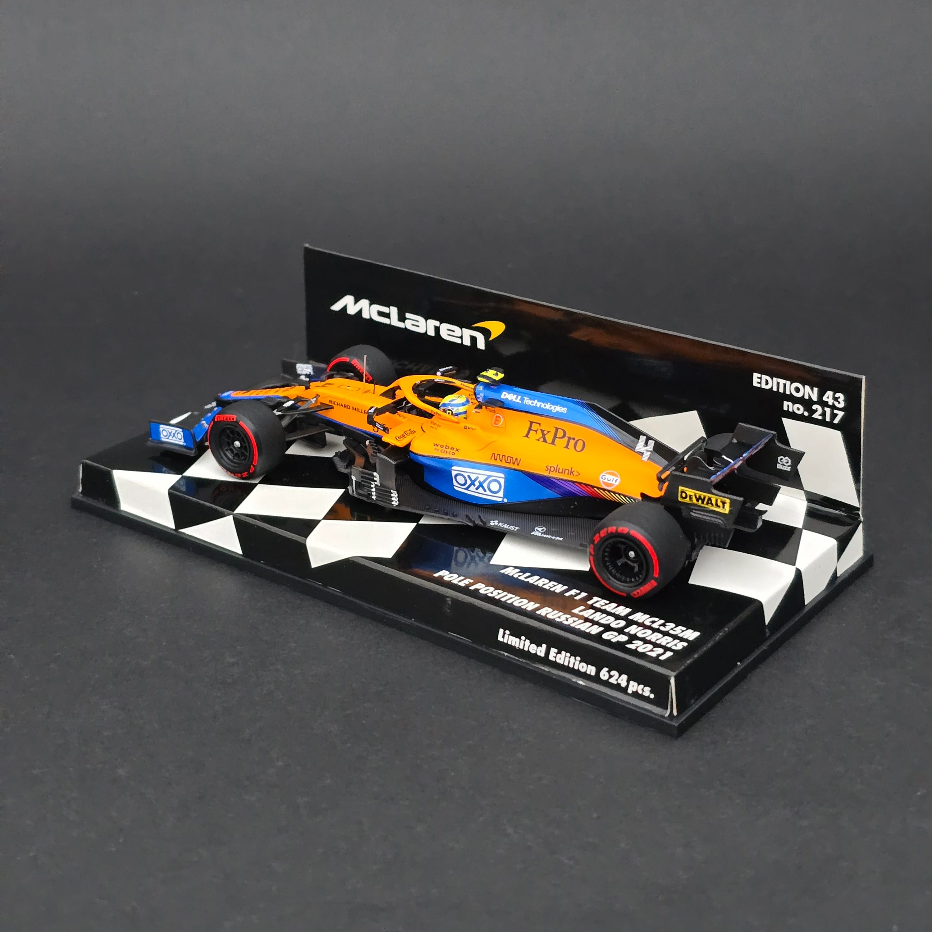 1:43 Mclaren MCL35M Lando Noris 2021