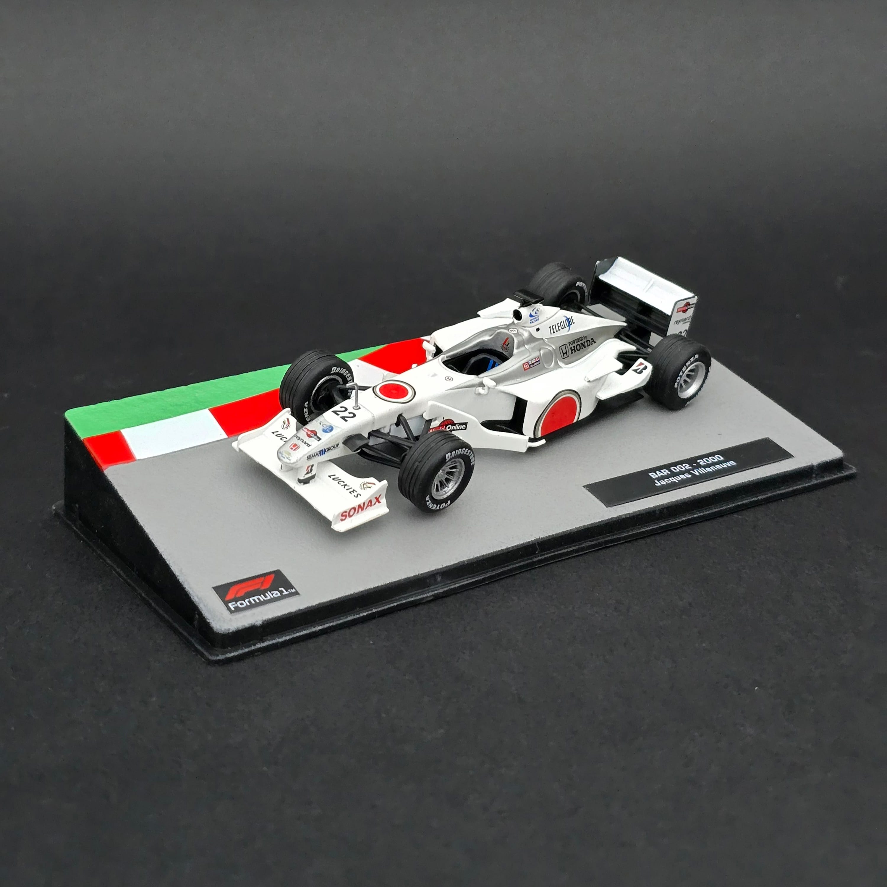 1:43 Bar Honda 002 Jacques Villeneuve 2000