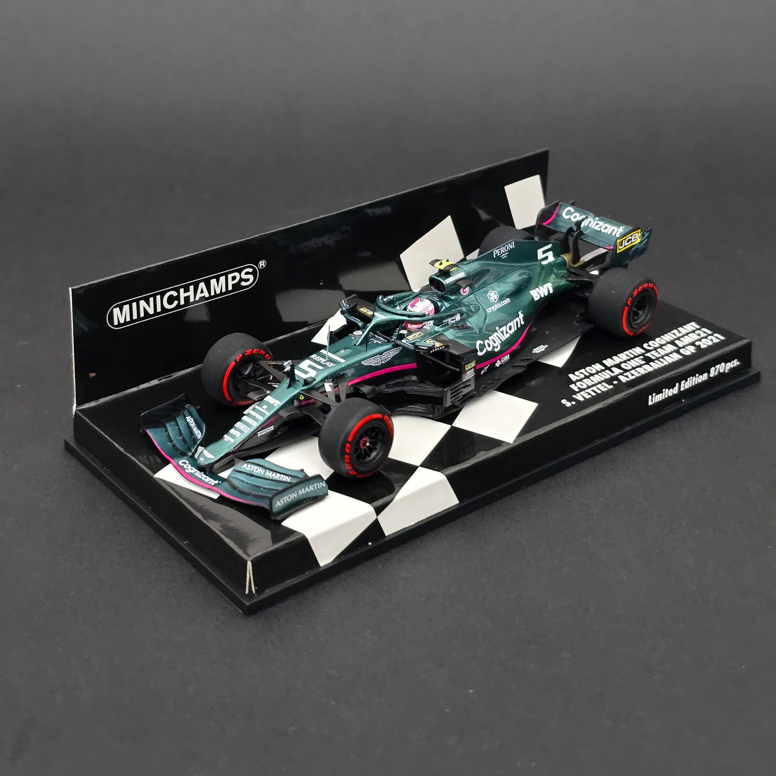1:43 Aston Martin AMR21 Sebastian Vettel 2021