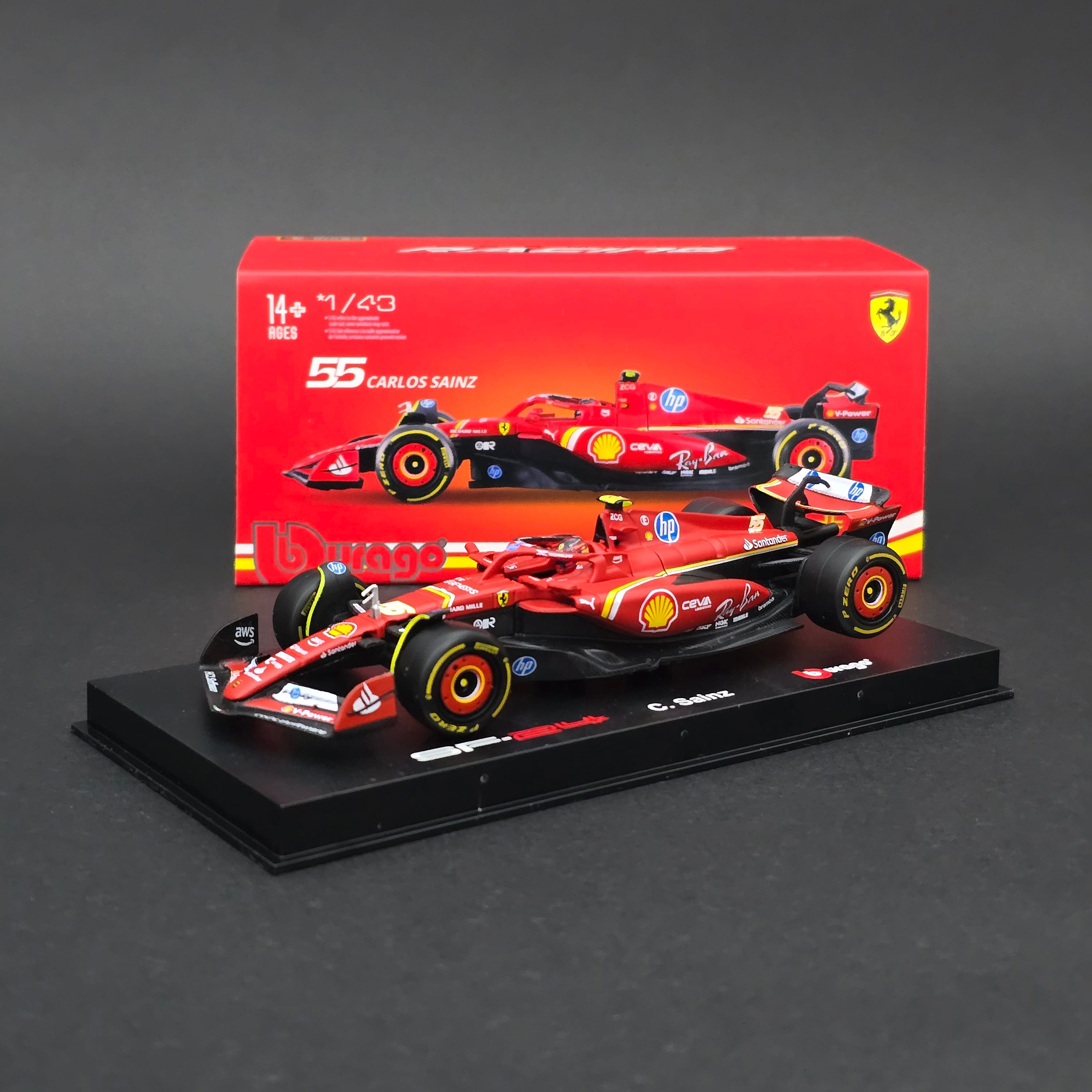 1:43 Ferrari SF24 Carlos Sainz 2024 