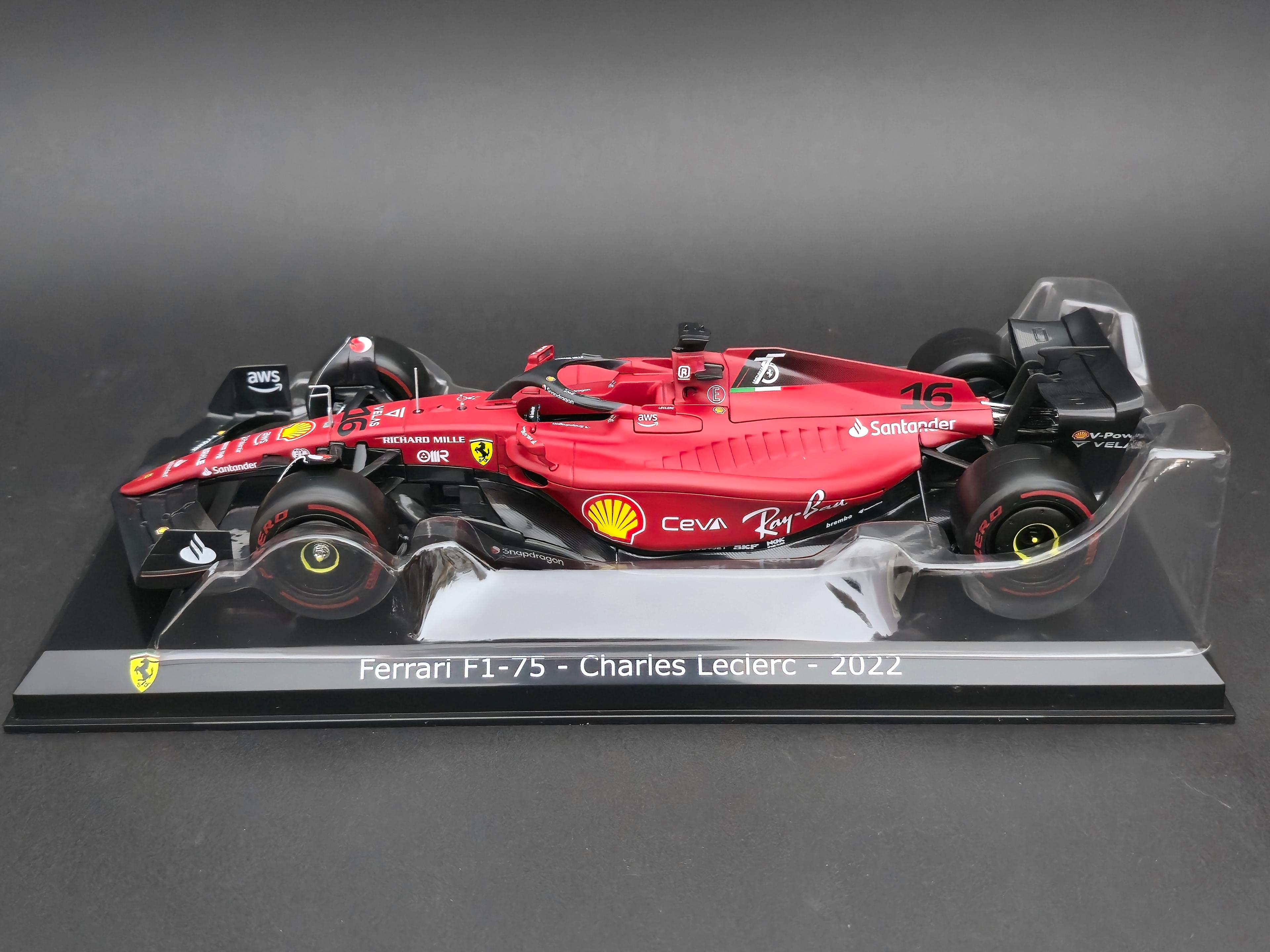 1:24 Ferrari F1 75 Charles Leclerc 2002