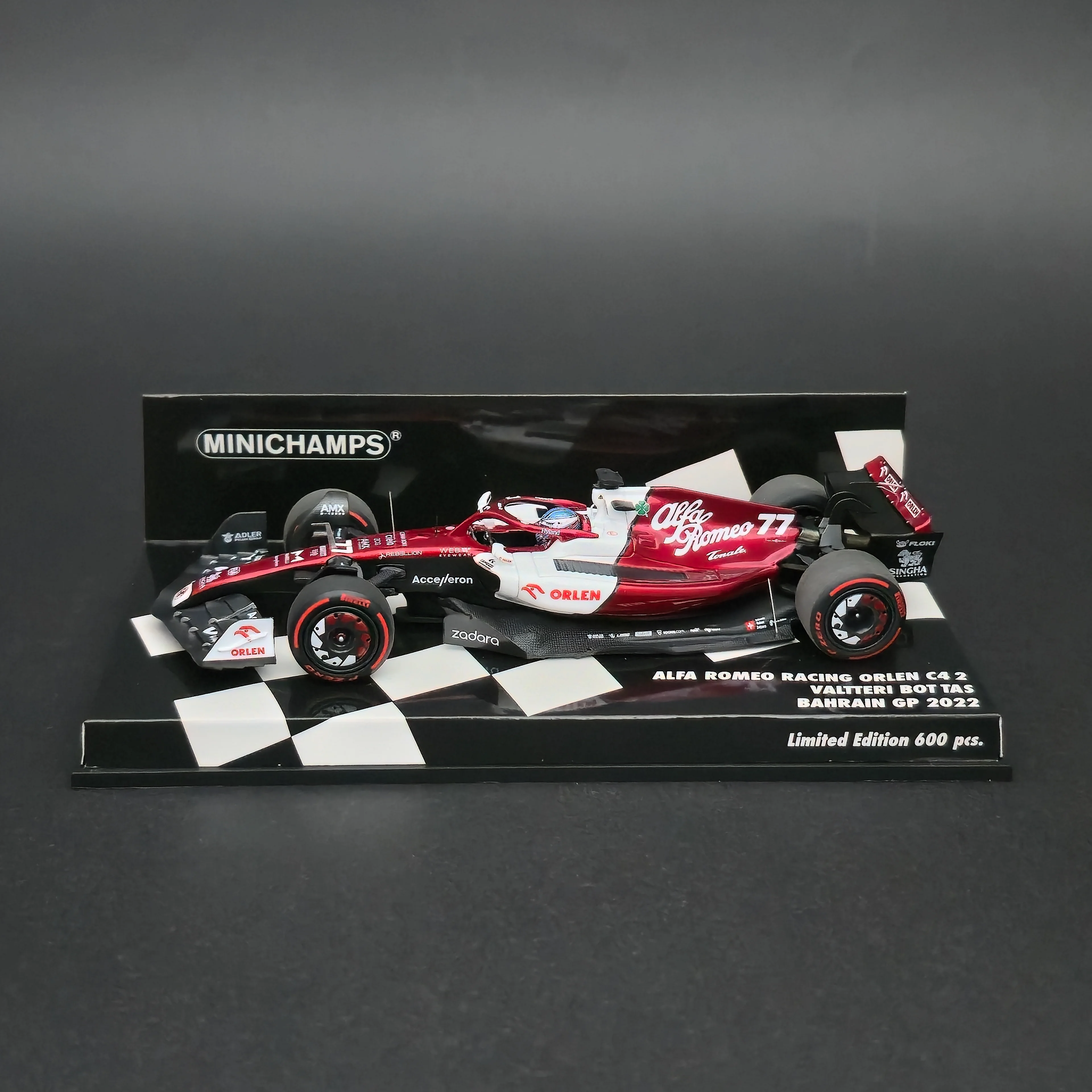 1/43 Minichamps Alfa Romeo C42 Valteri Bottas 2022