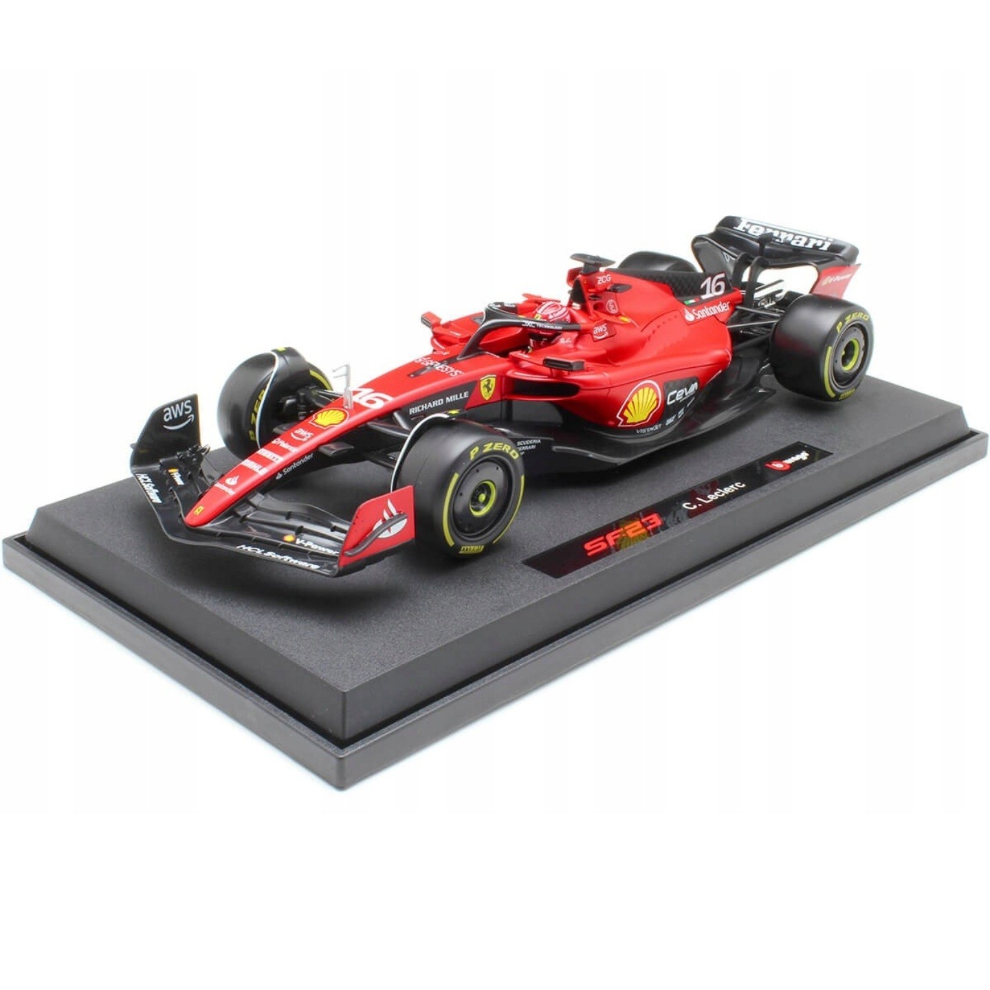 1:18 Bburago Ferrari SF23 Charles Leclerc 