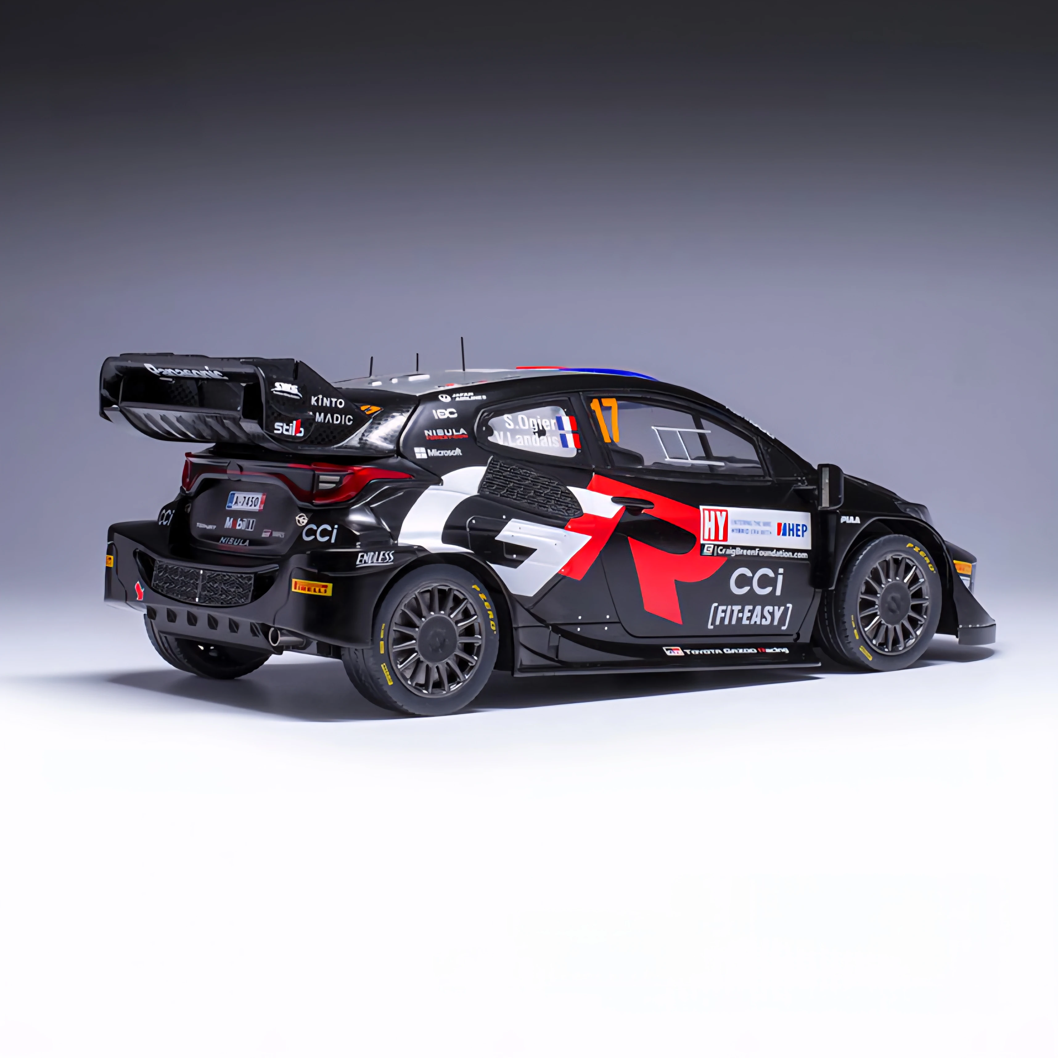 1/18 Toyota Yaris WRC 2024 Ogier