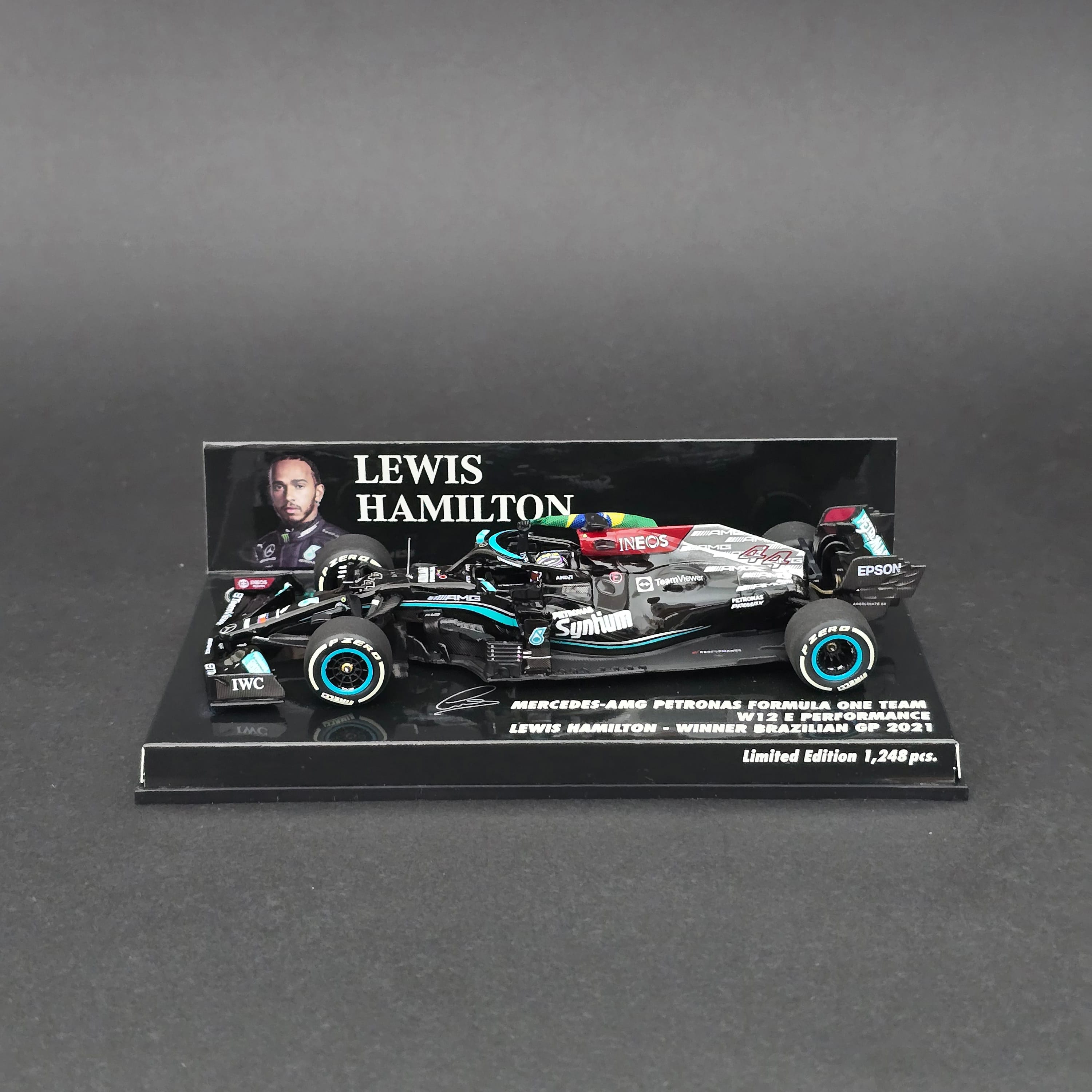 1:43 Mercedes AMG W12 Lewis Hamilton 2021 Brezilya GP Kazanan 