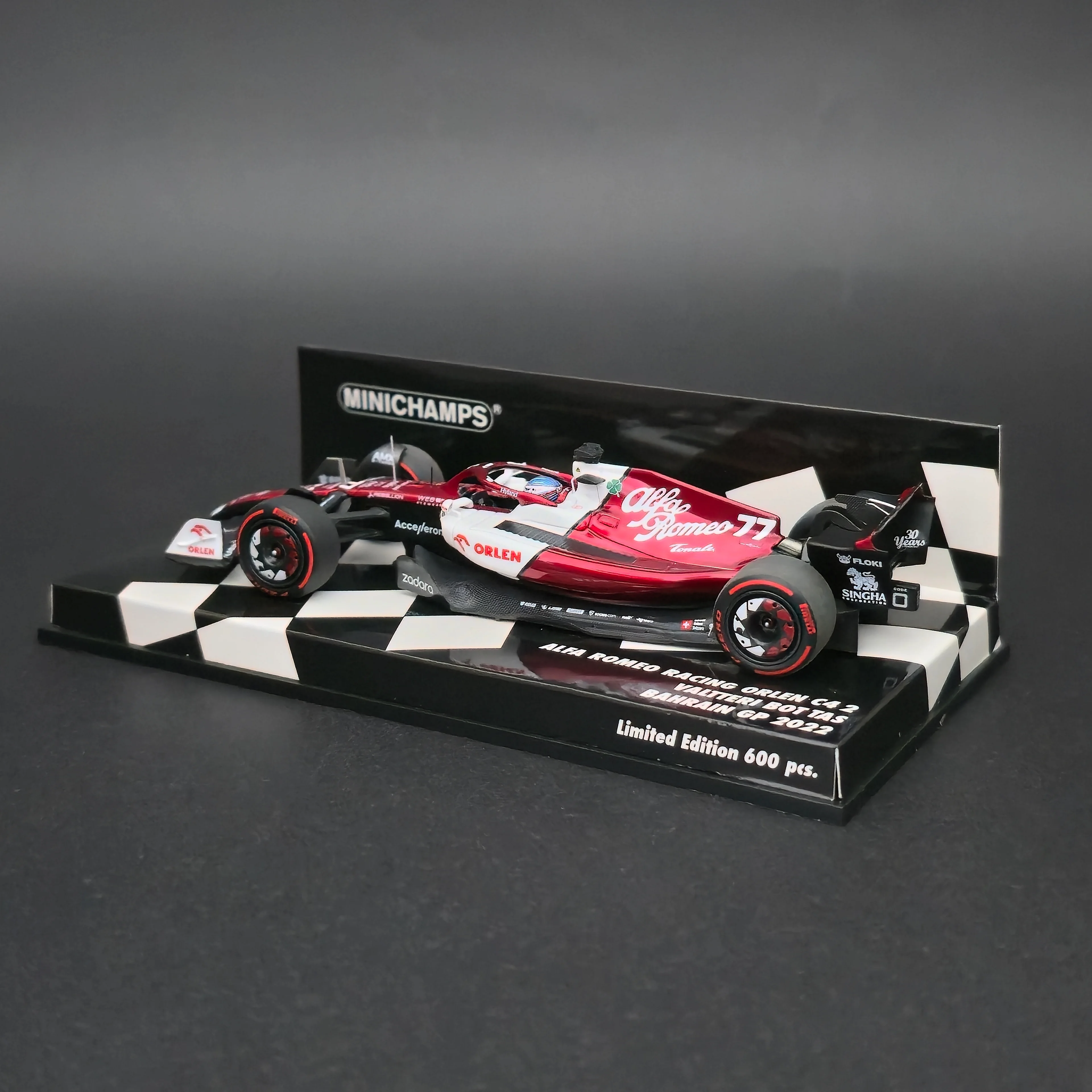 1/43 Minichamps Alfa Romeo C42 Valteri Bottas 2022