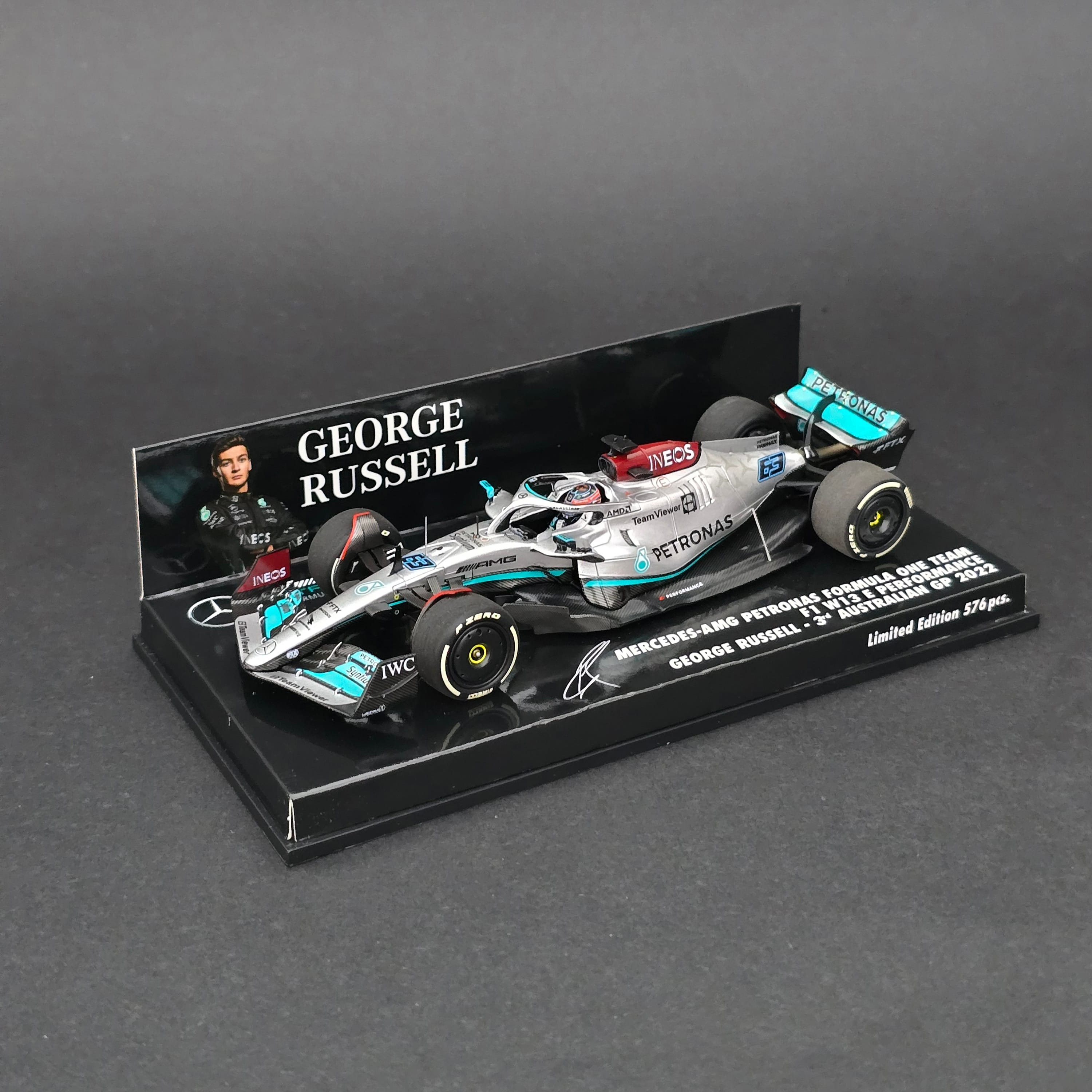 1:43 Mercedes AMG W13 George Russell 2022