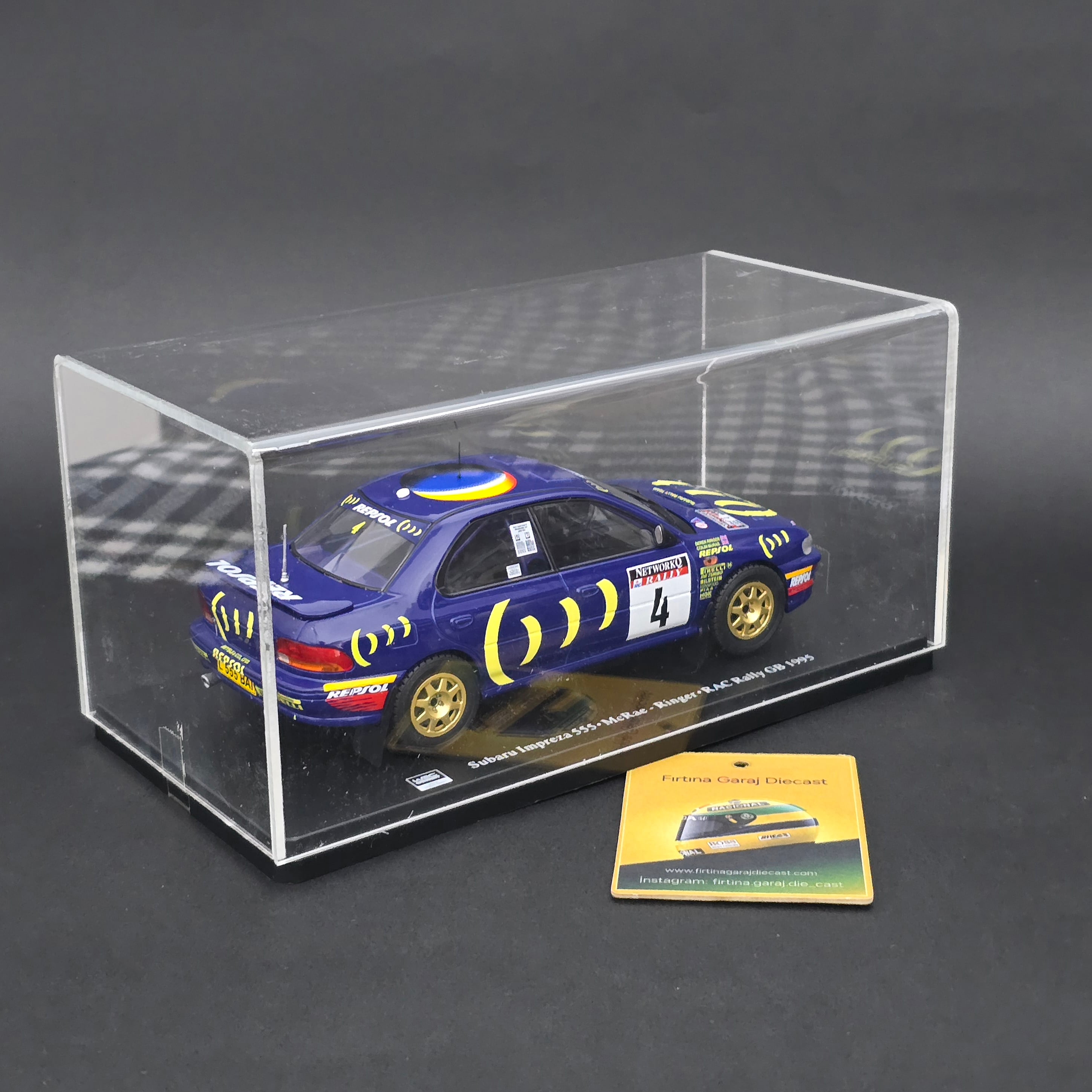 1:24 Subaru İmpreza WRC Colin McRae 1995 Dünya Ralli Şampiyonu 
