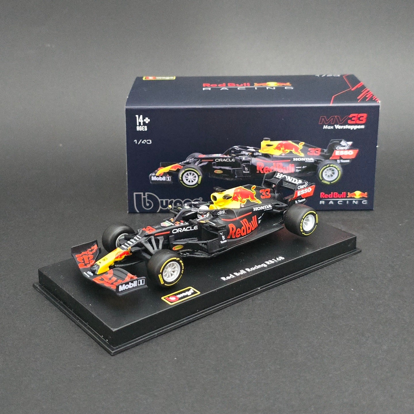 1:43 Redbull Honda RB16B Max Verstappen 2021 Dünya Şampiyonu 