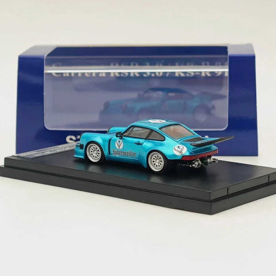 1:64 Porsche 911 Carrera 3.0 RSR RWB Limitli Üretim, Jelatinli Kutu Gönderilir 