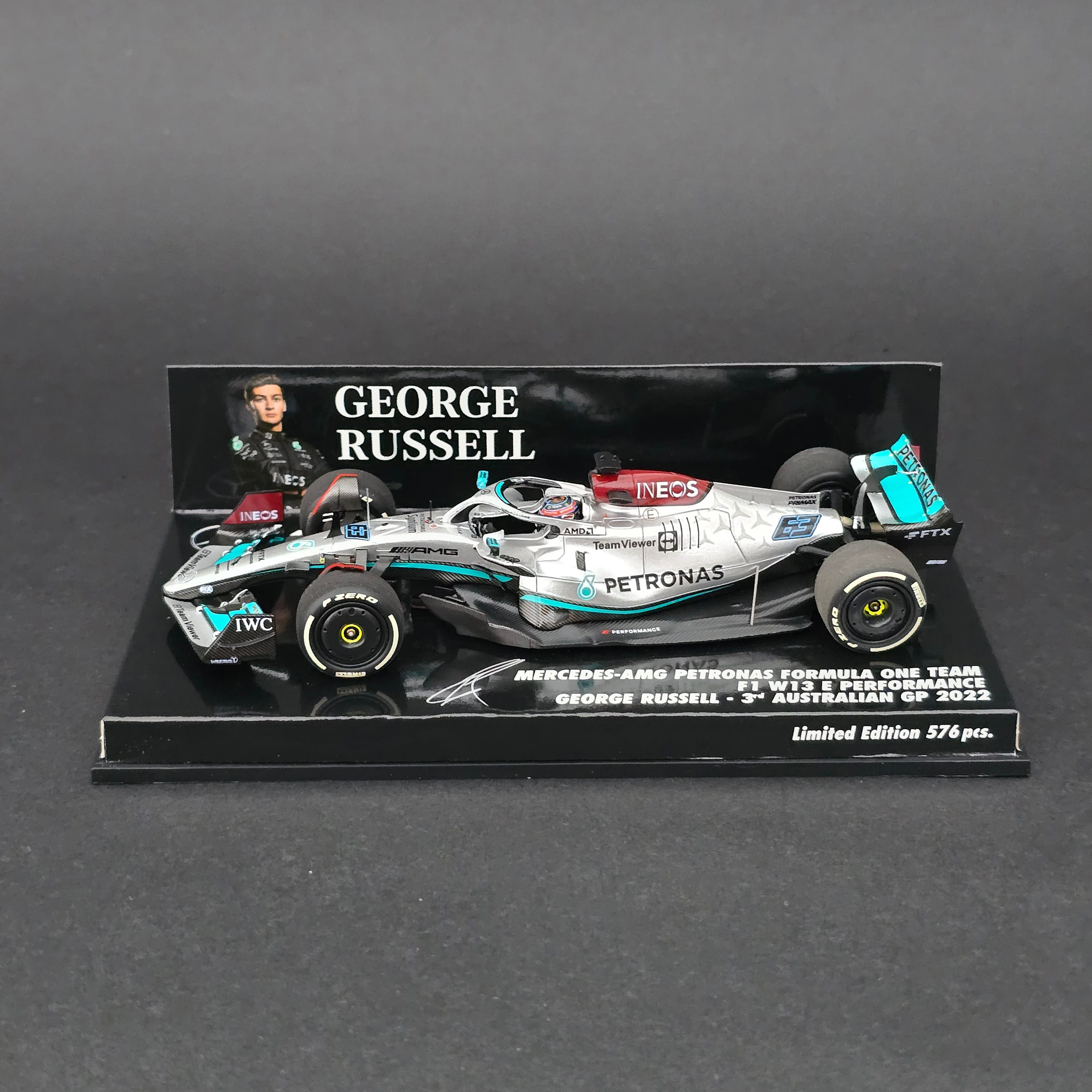 1:43 Mercedes AMG W13 George Russell 2022