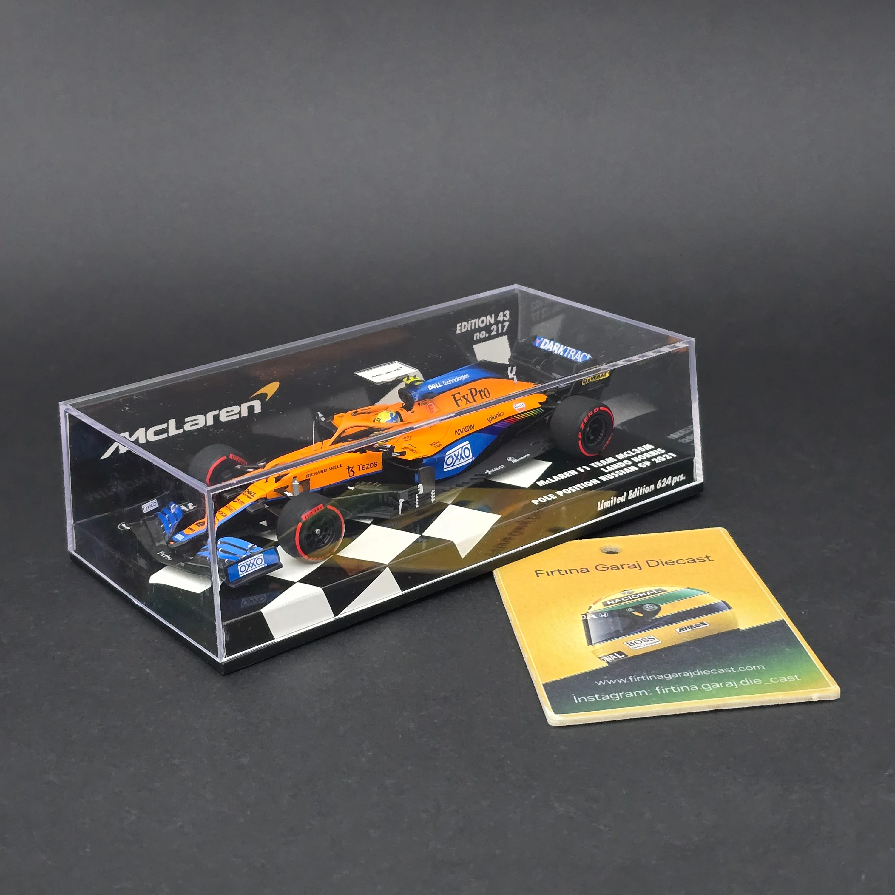 1:43 Mclaren MCL35M Lando Noris 2021