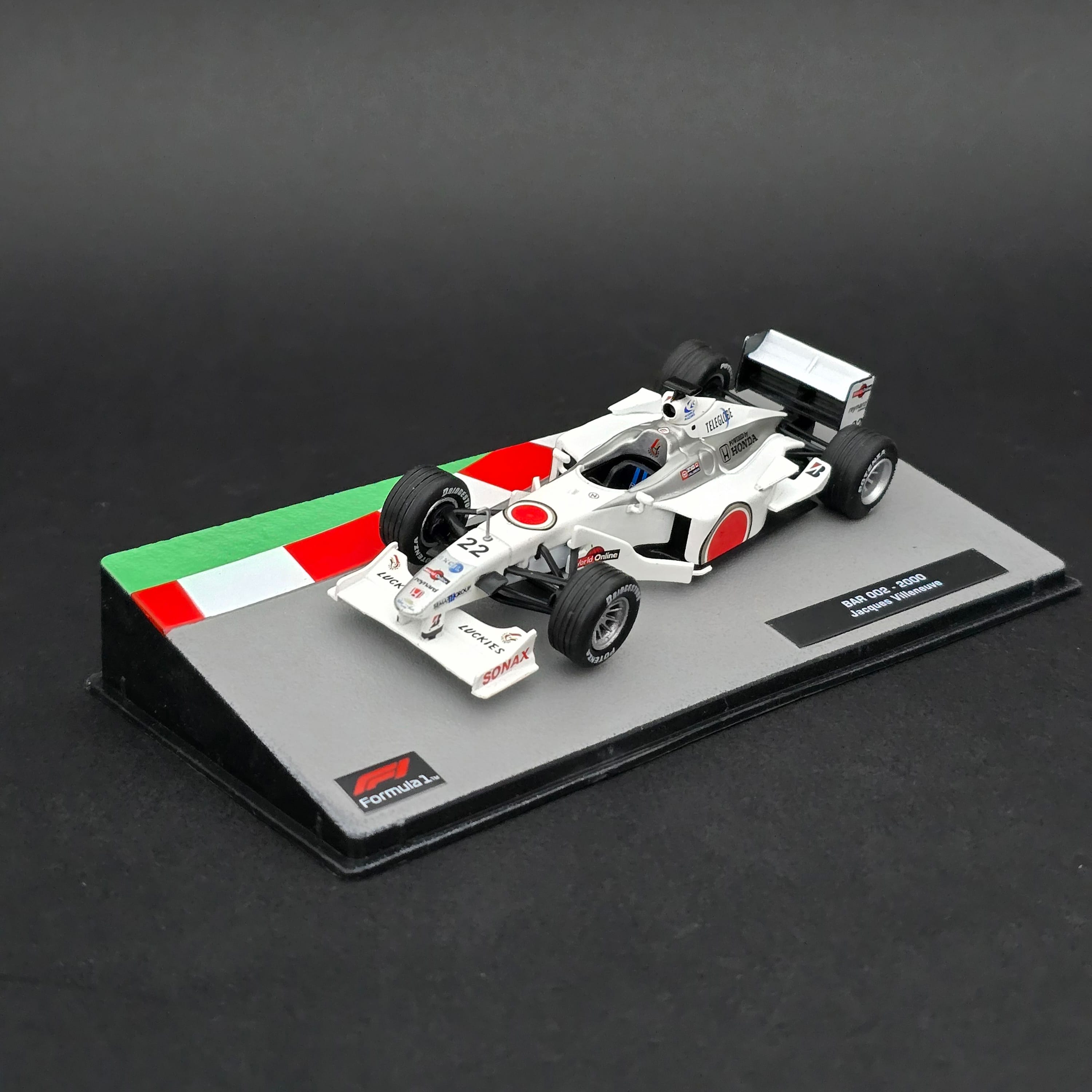 1:43 Bar Honda 002 Jacques Villeneuve 2000
