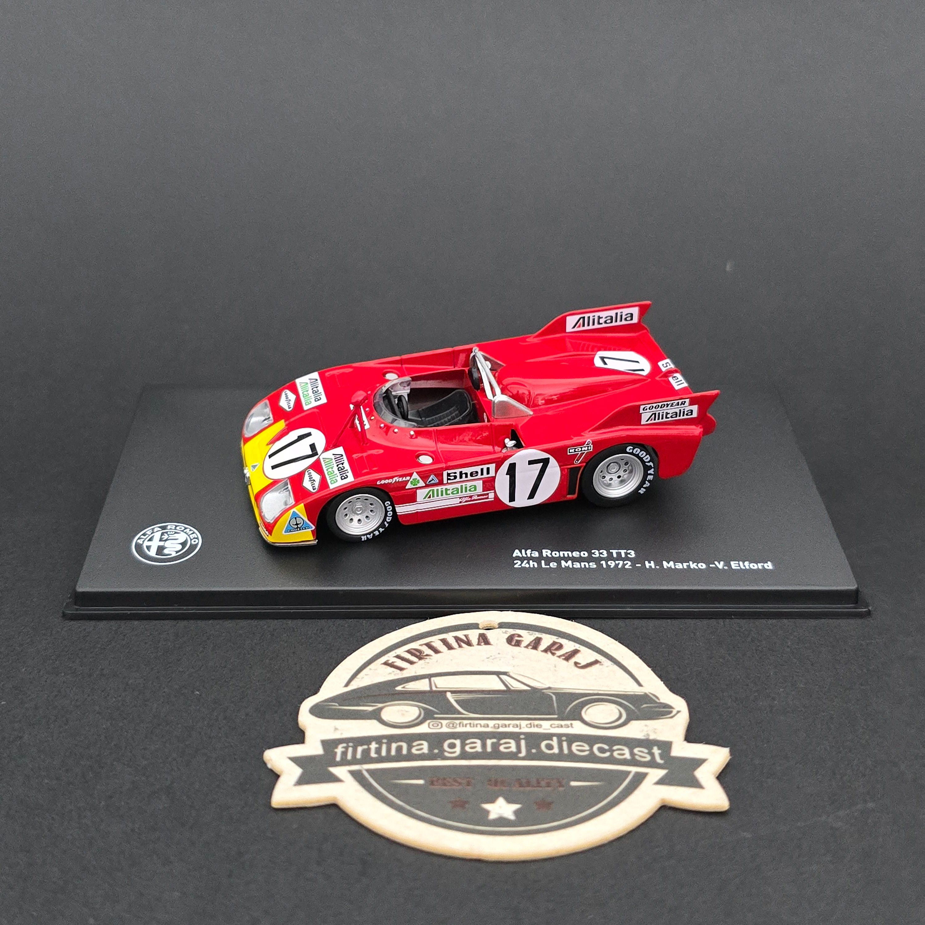 1:43 İxo Alfa Romeo 33 TT3 1972