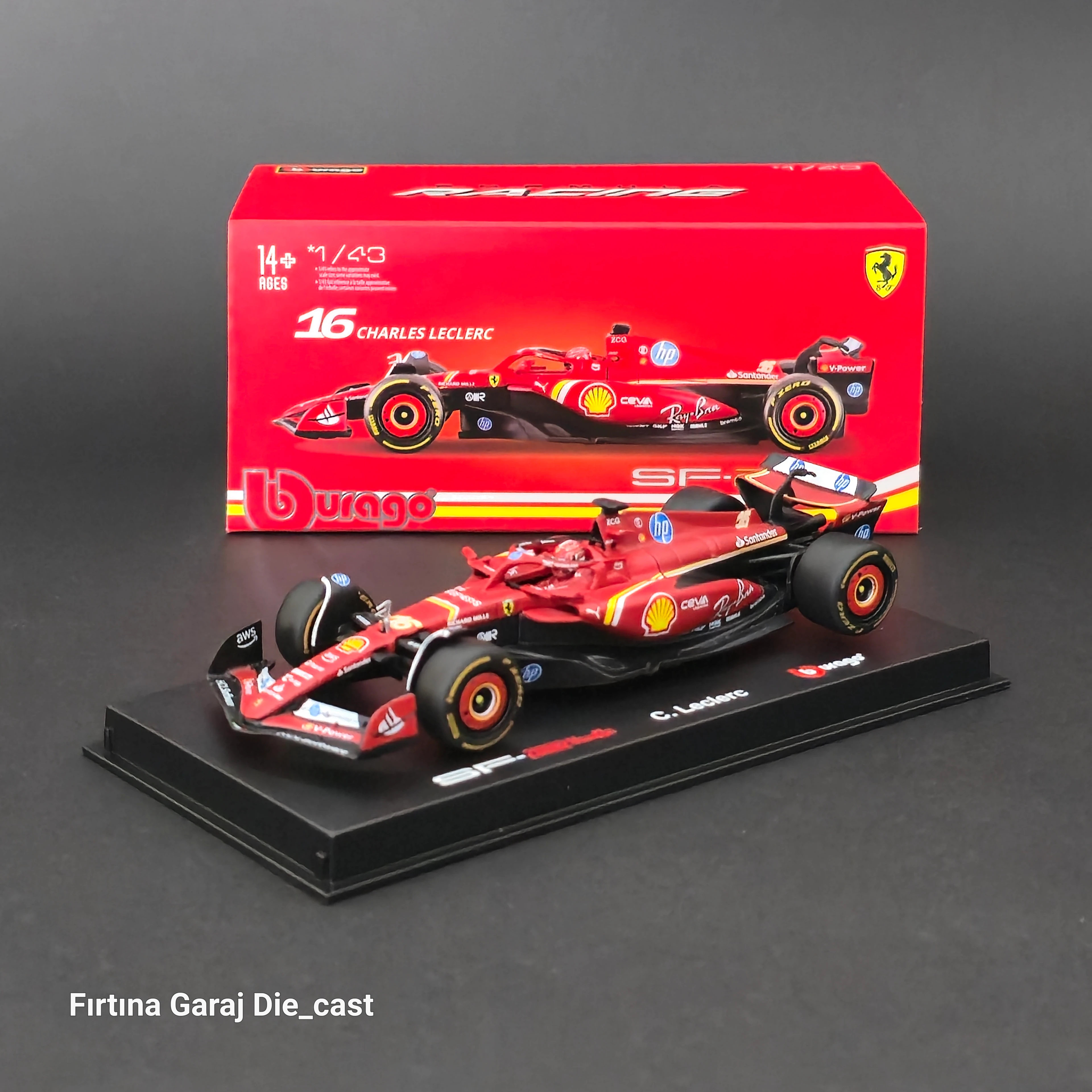 1:43 Ferrari SF24 Charles Leclerc 2024