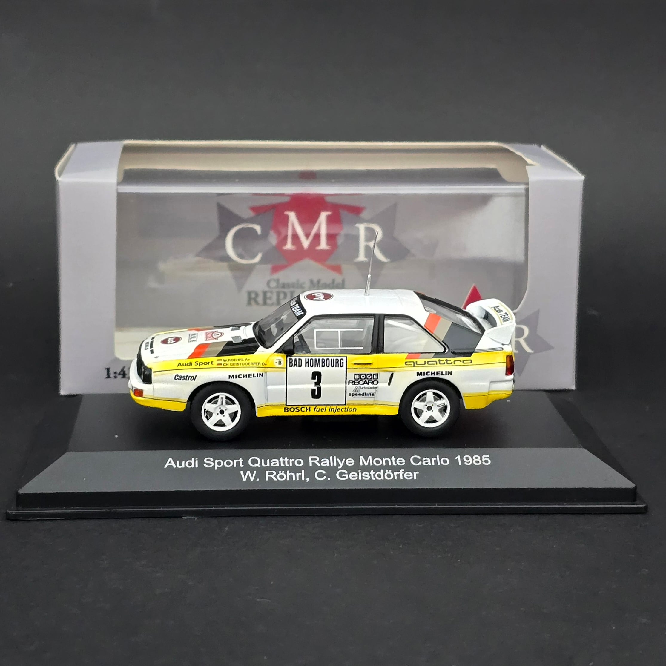 1:43 Audi Quattro Rally W.Röhrl 