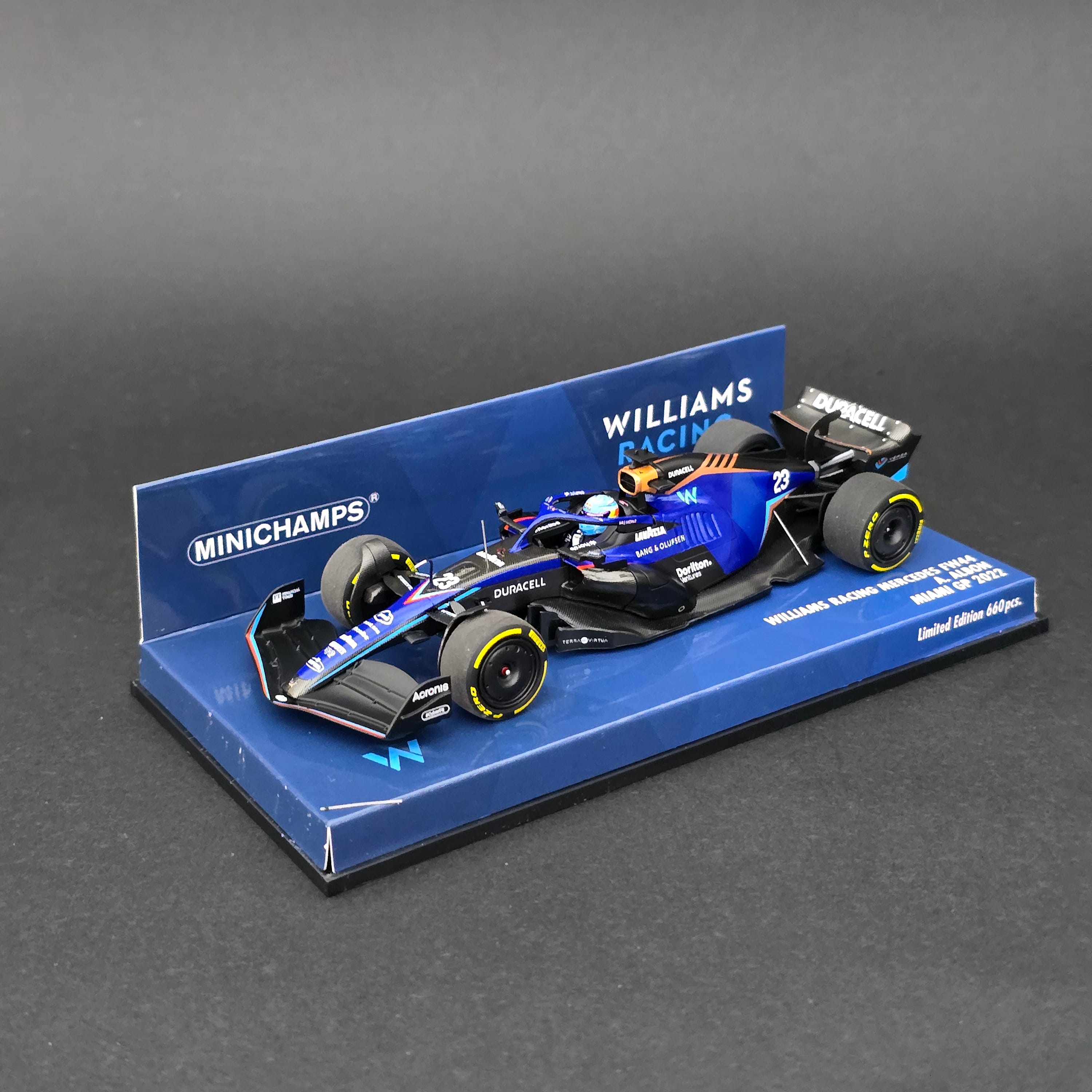 1:43 Williams Mercedes FW44 A.Albon 2022