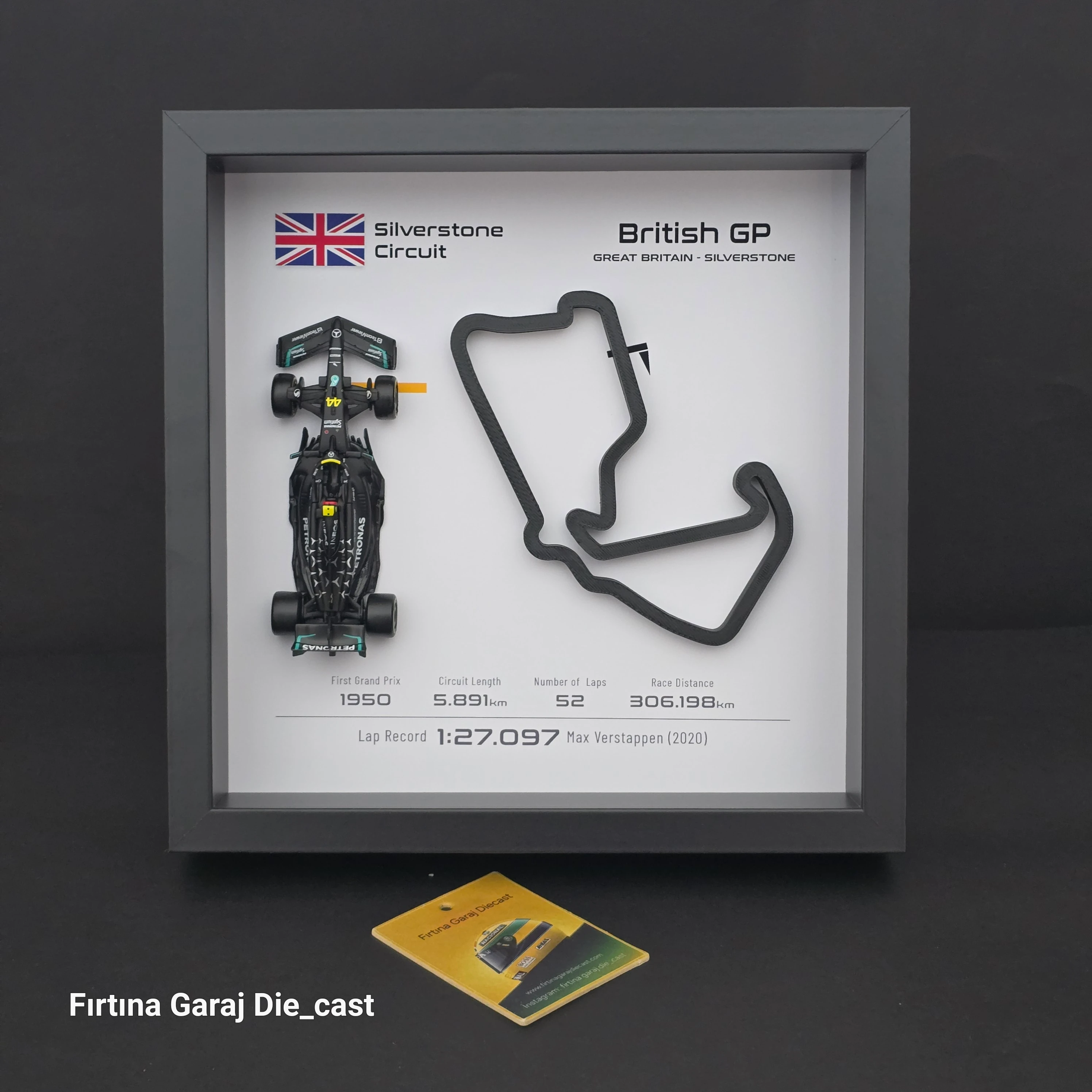 Lewis Hamilton Formula1 Duvar ve Masa Çerçevesi 