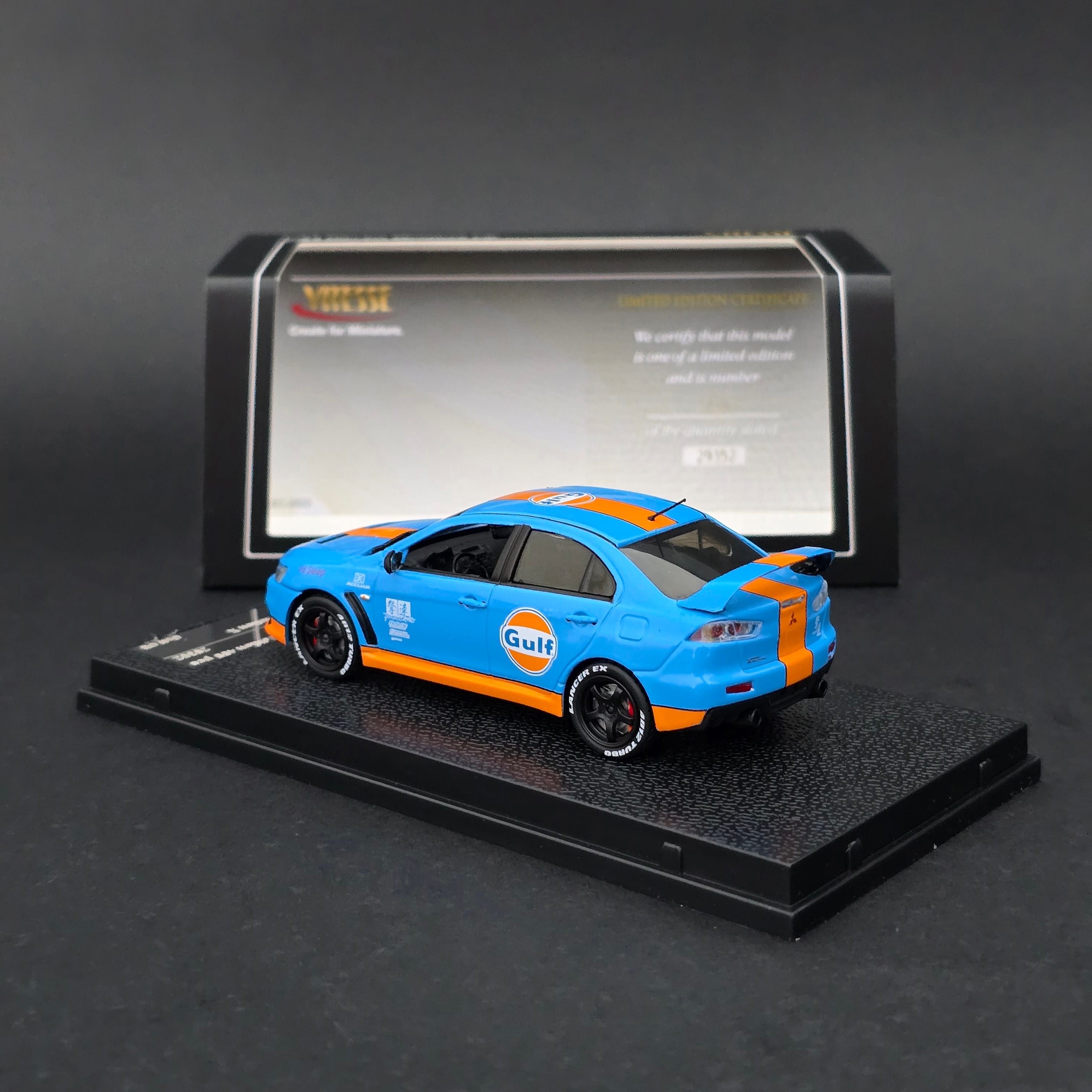1:43 Mitsubishi Lancer Evo X Gulf Limitli Üretim 