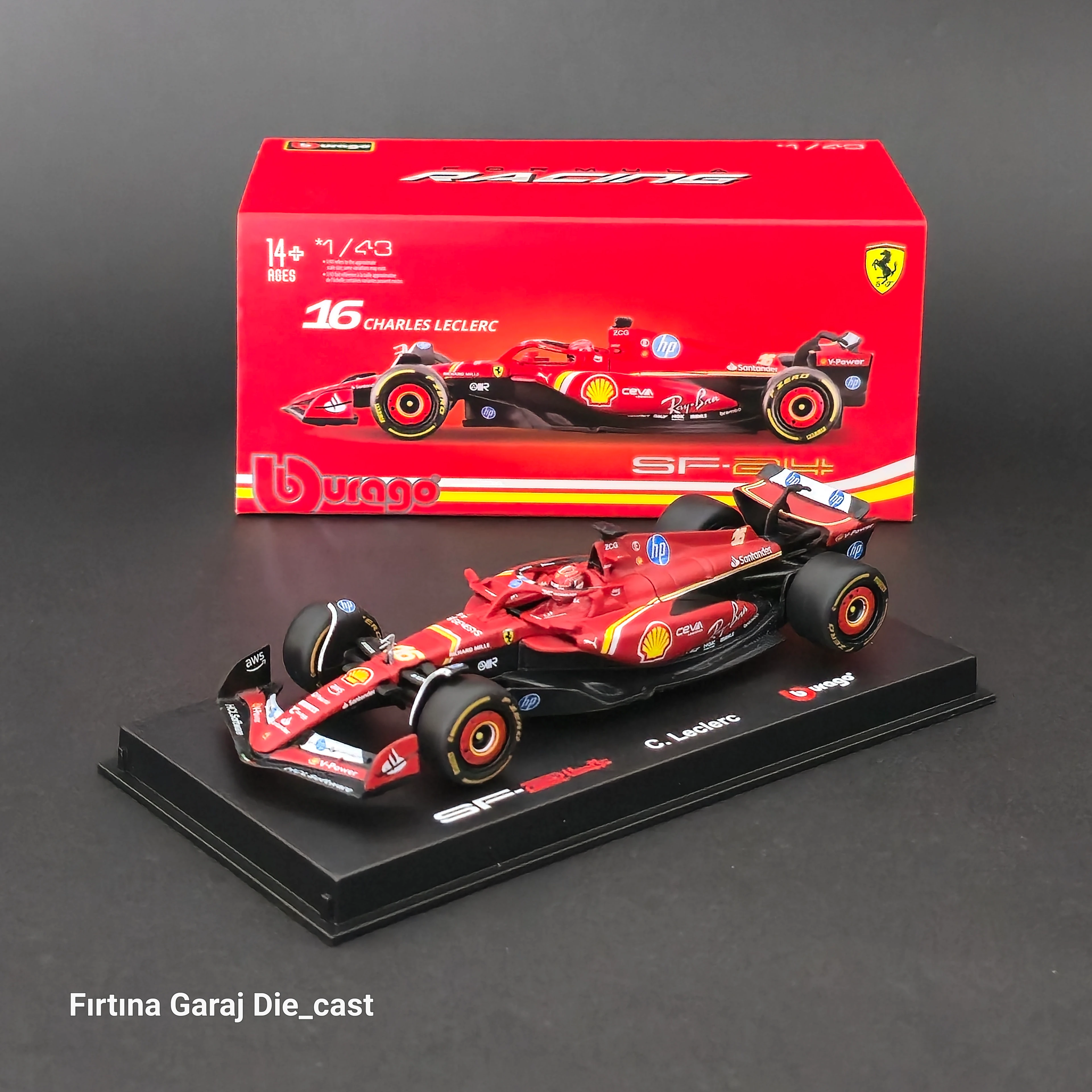1:43 Ferrari SF24 Charles Leclerc 2024