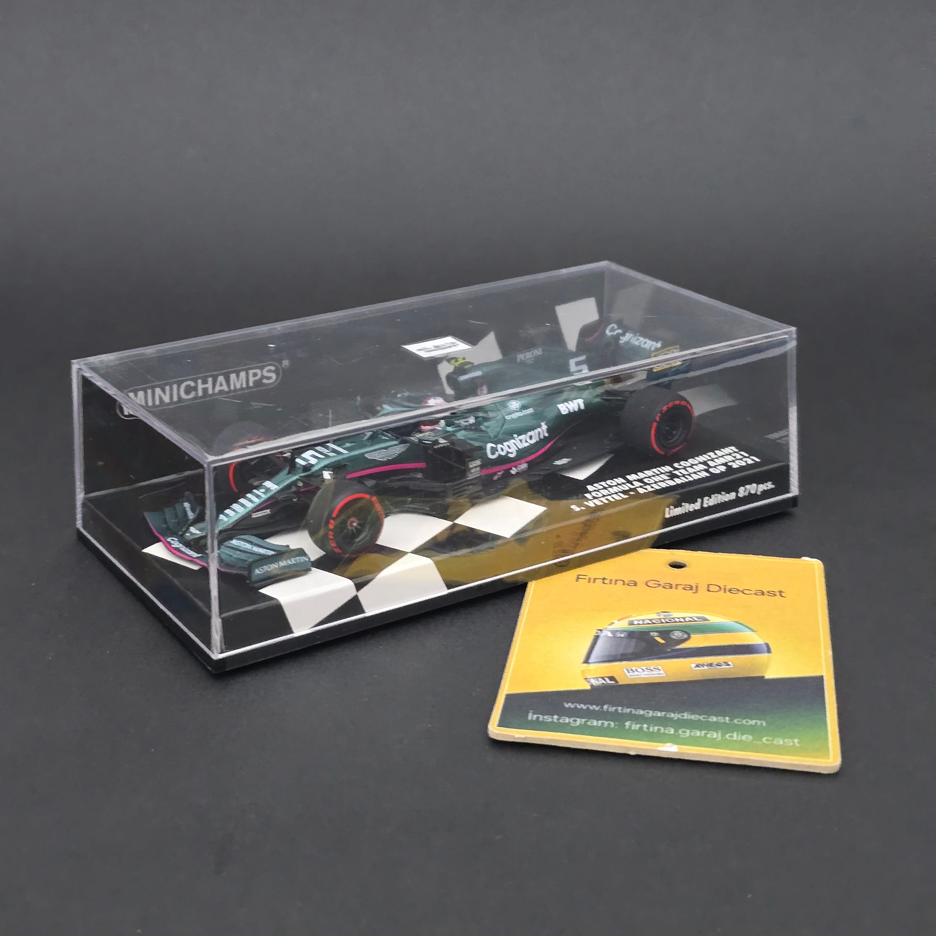 1:43 Aston Martin AMR21 Sebastian Vettel 2021
