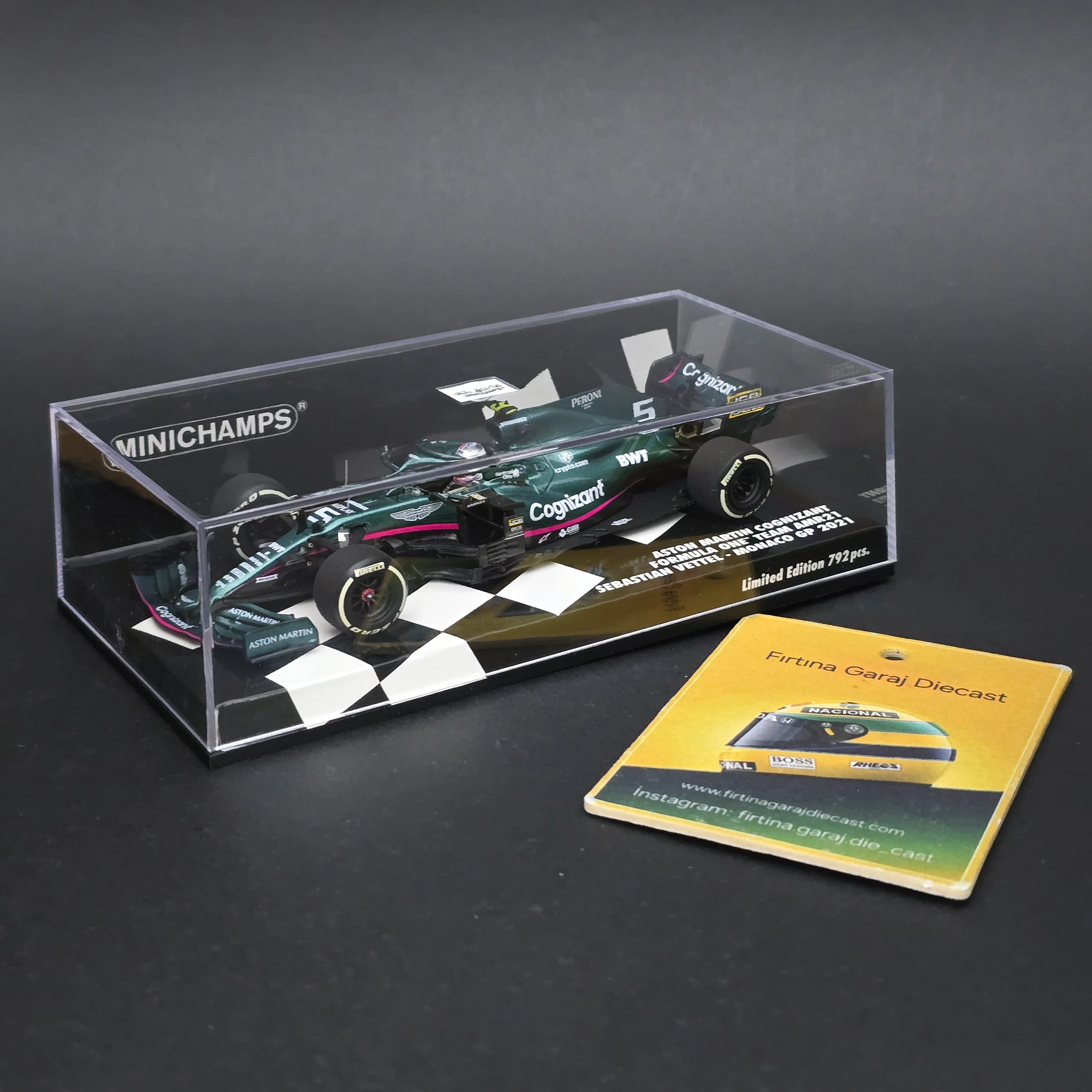 1/43 Minichamps Aston Martin AMR21 Sebastian Vettel 2021