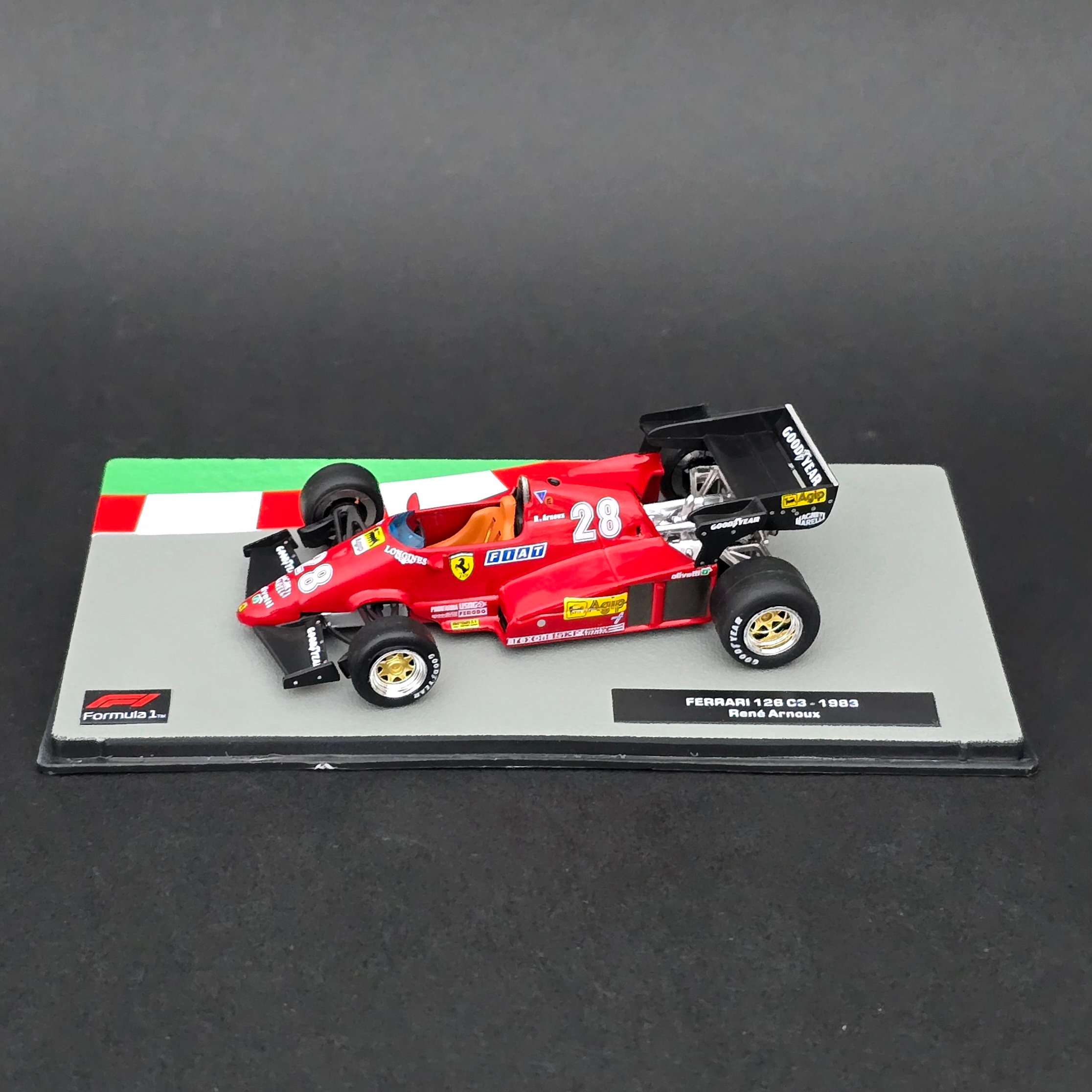1:43 Ferrari 126 C3 Rene Arnoux 1983
