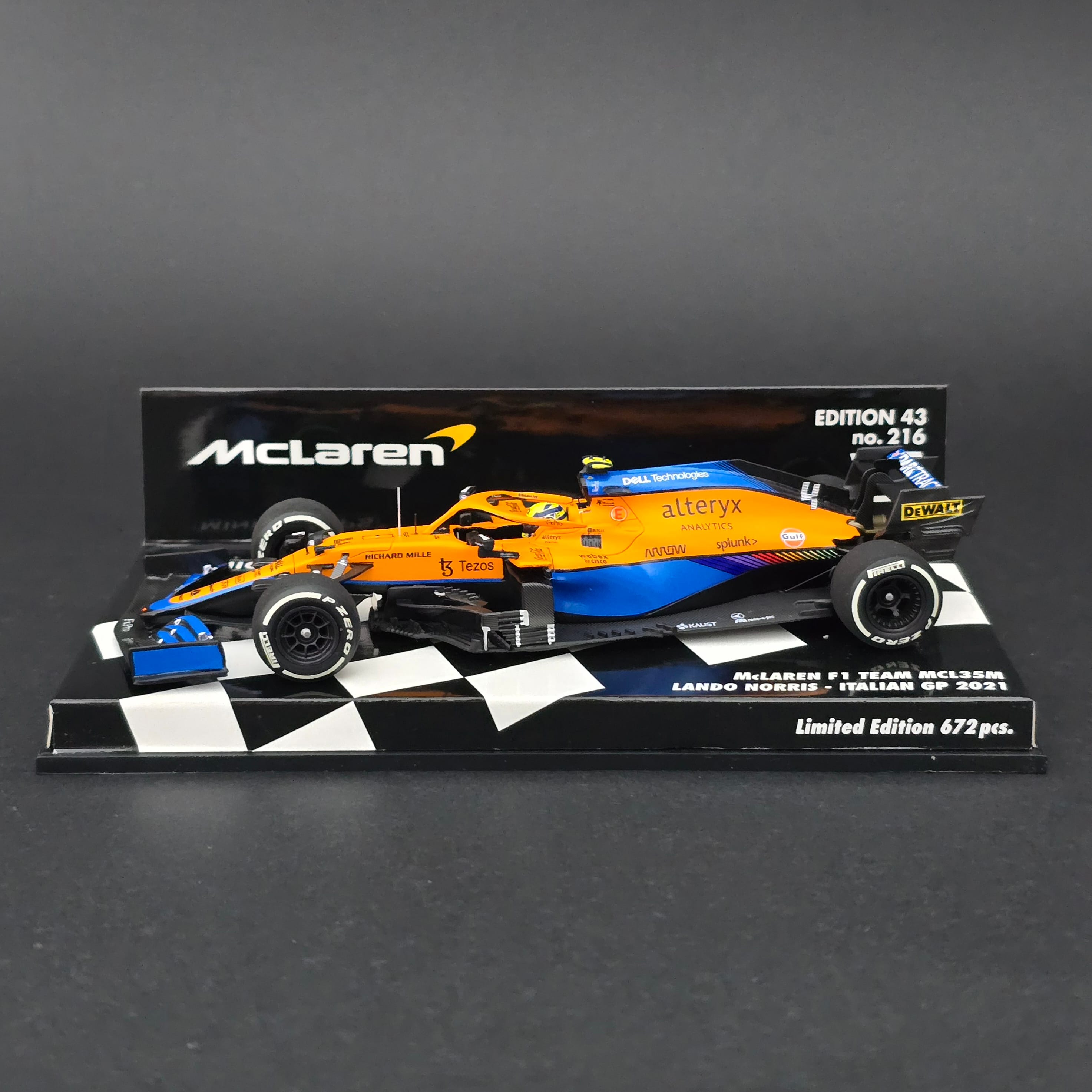 1:43 Mclaren MCL35M Lando Noris 