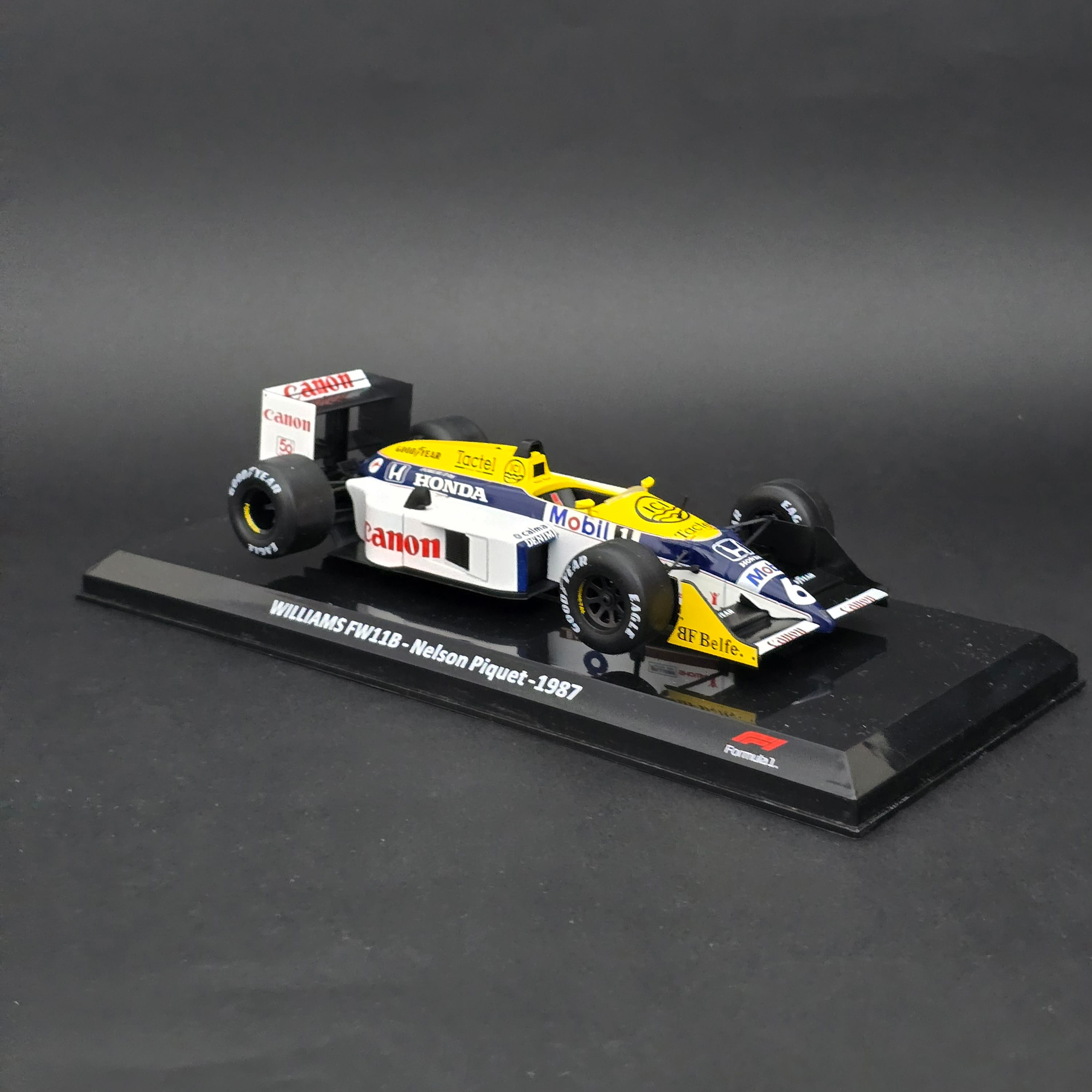 1:24 Williams Honda FW11B Nelson Piquet 1987 Formula1 Dünya Şampiyonu 