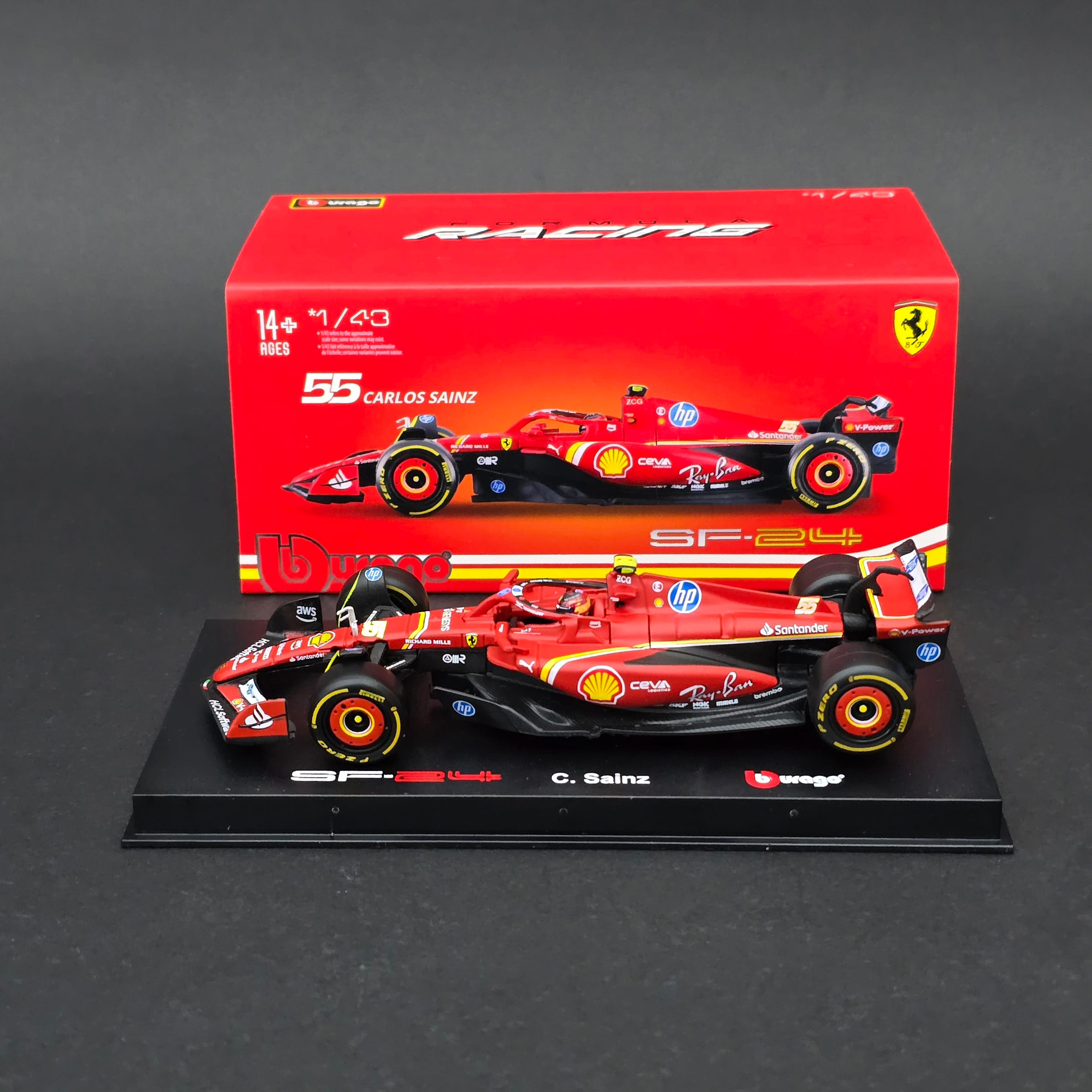 1:43 Ferrari SF24 Carlos Sainz 2024 