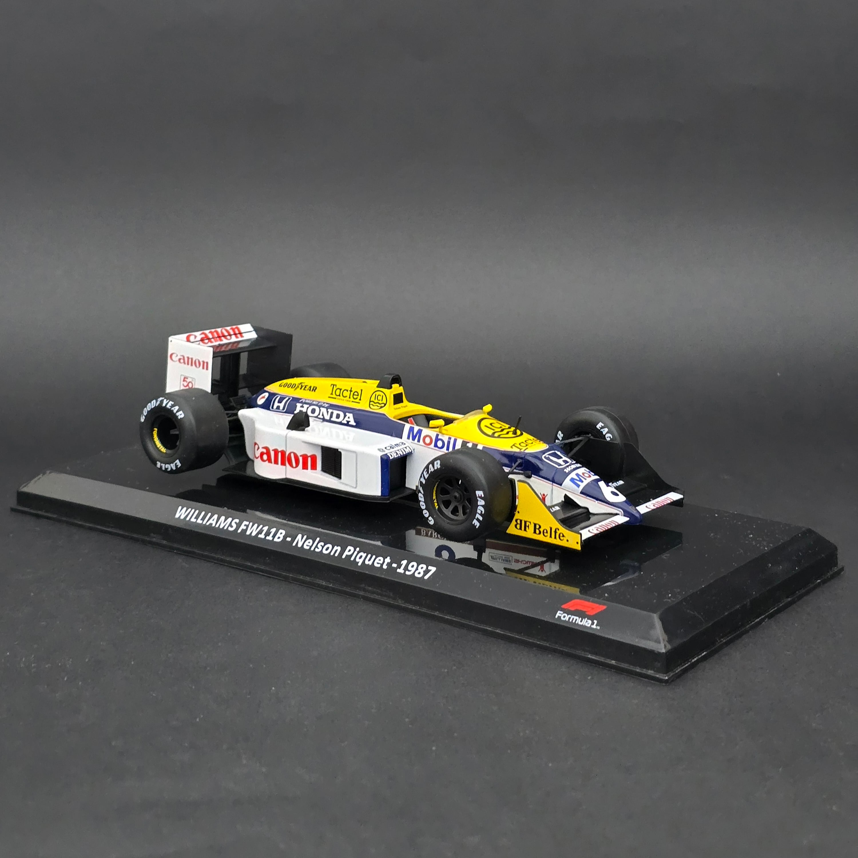 1:24 Williams Honda FW11B Nelson Piquet 1987 Formula1 Dünya Şampiyonu 