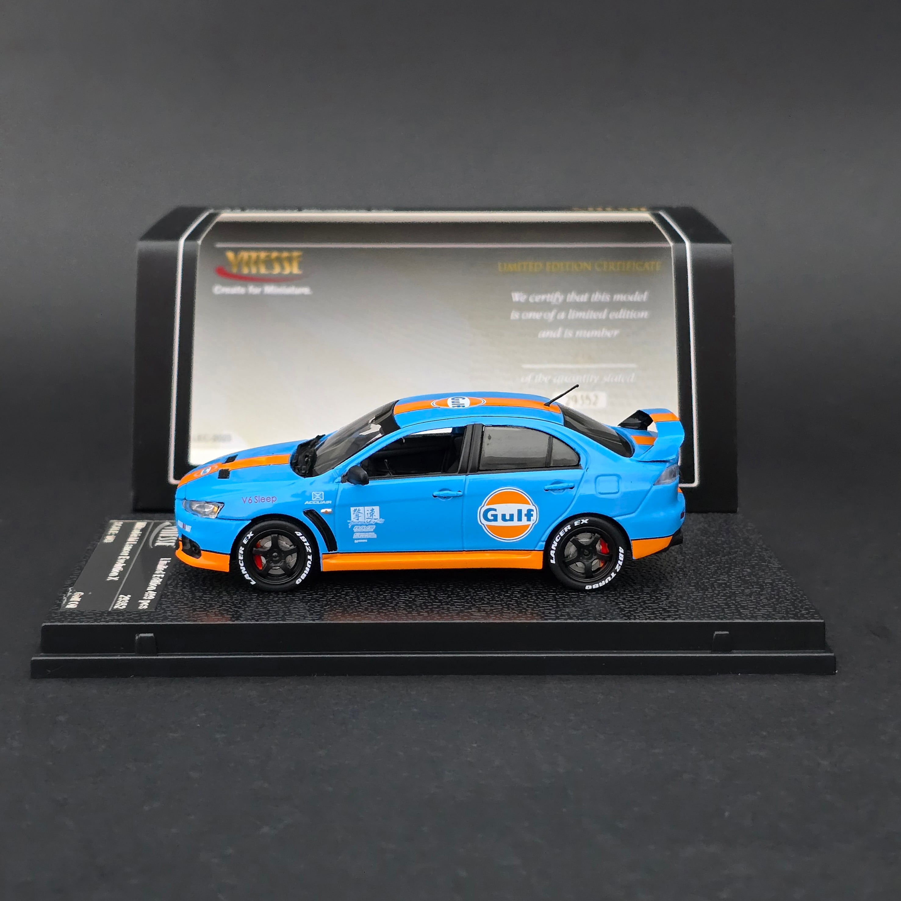 1:43 Mitsubishi Lancer Evo X Gulf Limitli Üretim 