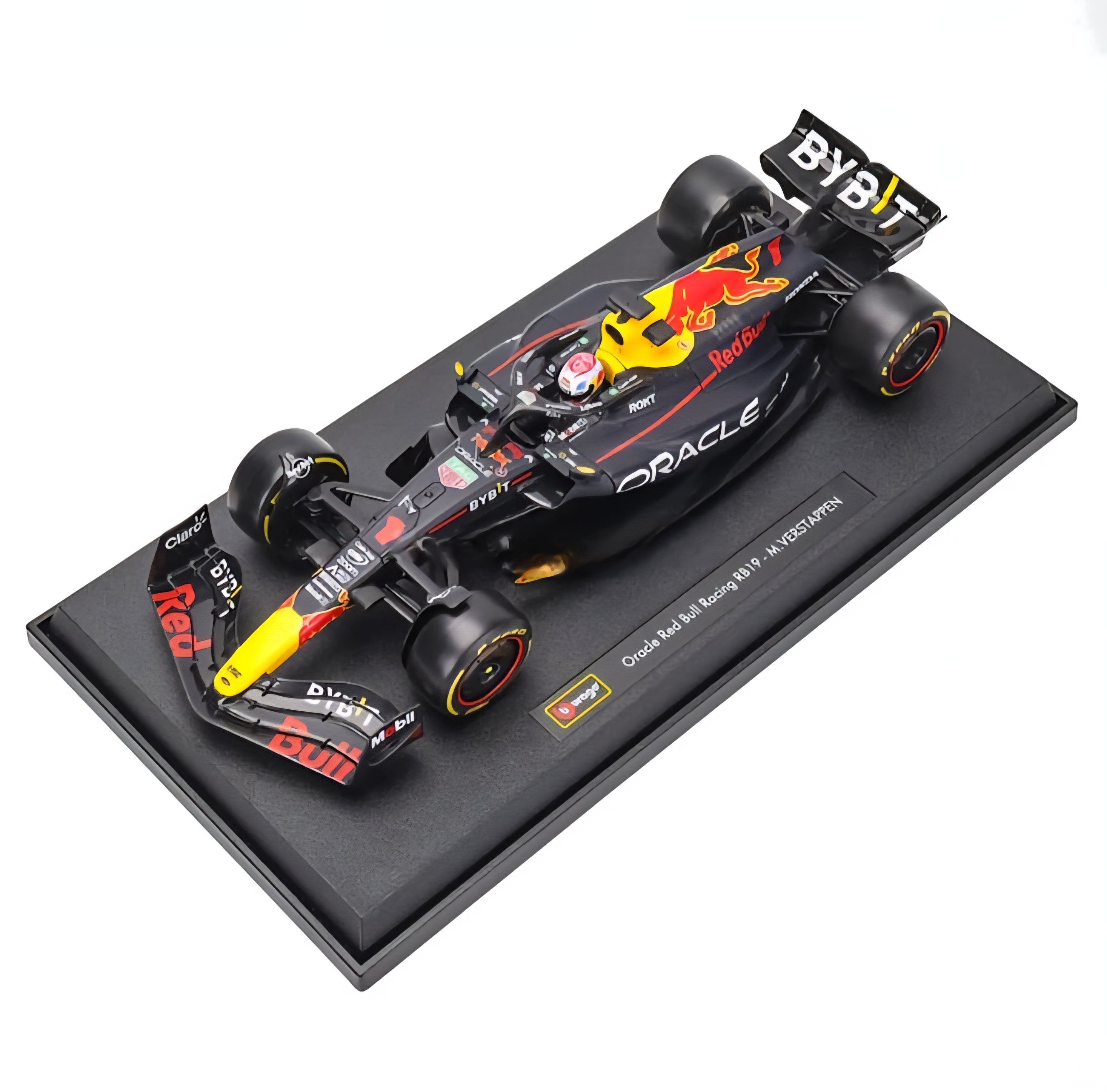 1:18 Bburago Redbull Oracle RB19 2023 Dünya Şampiyonu Max Verstappen 