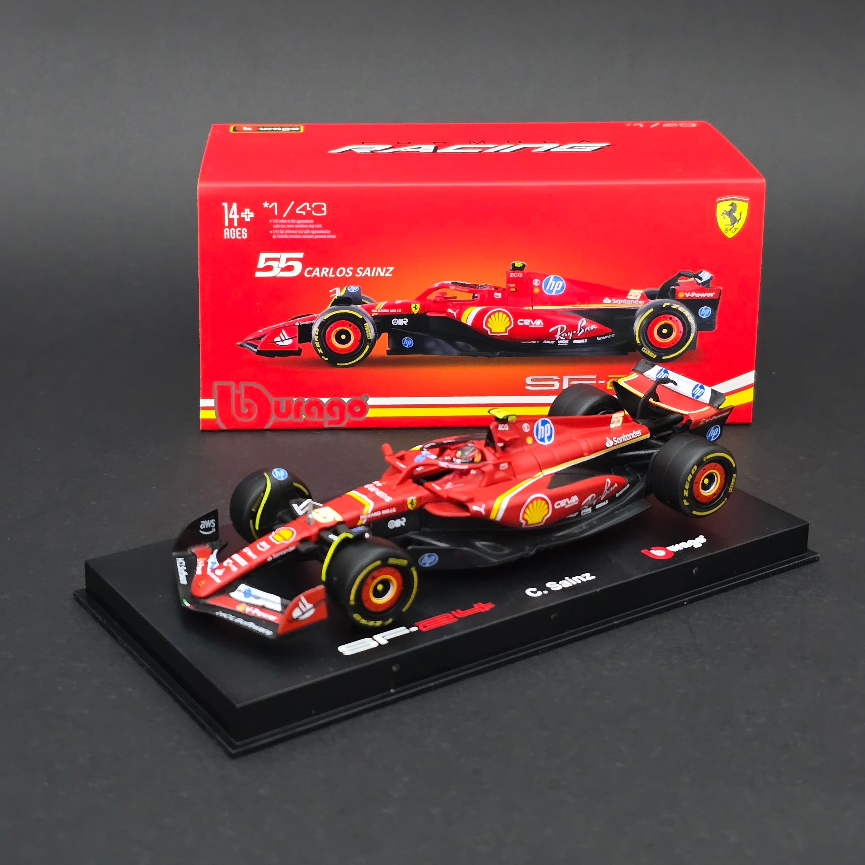 1:43 Ferrari SF24 Carlos Sainz 2024 
